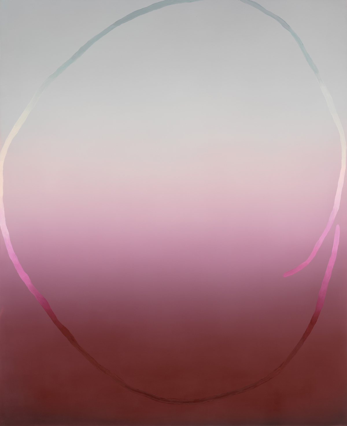 untitled, oil on aluminium, 110 x 90 cm, 2017