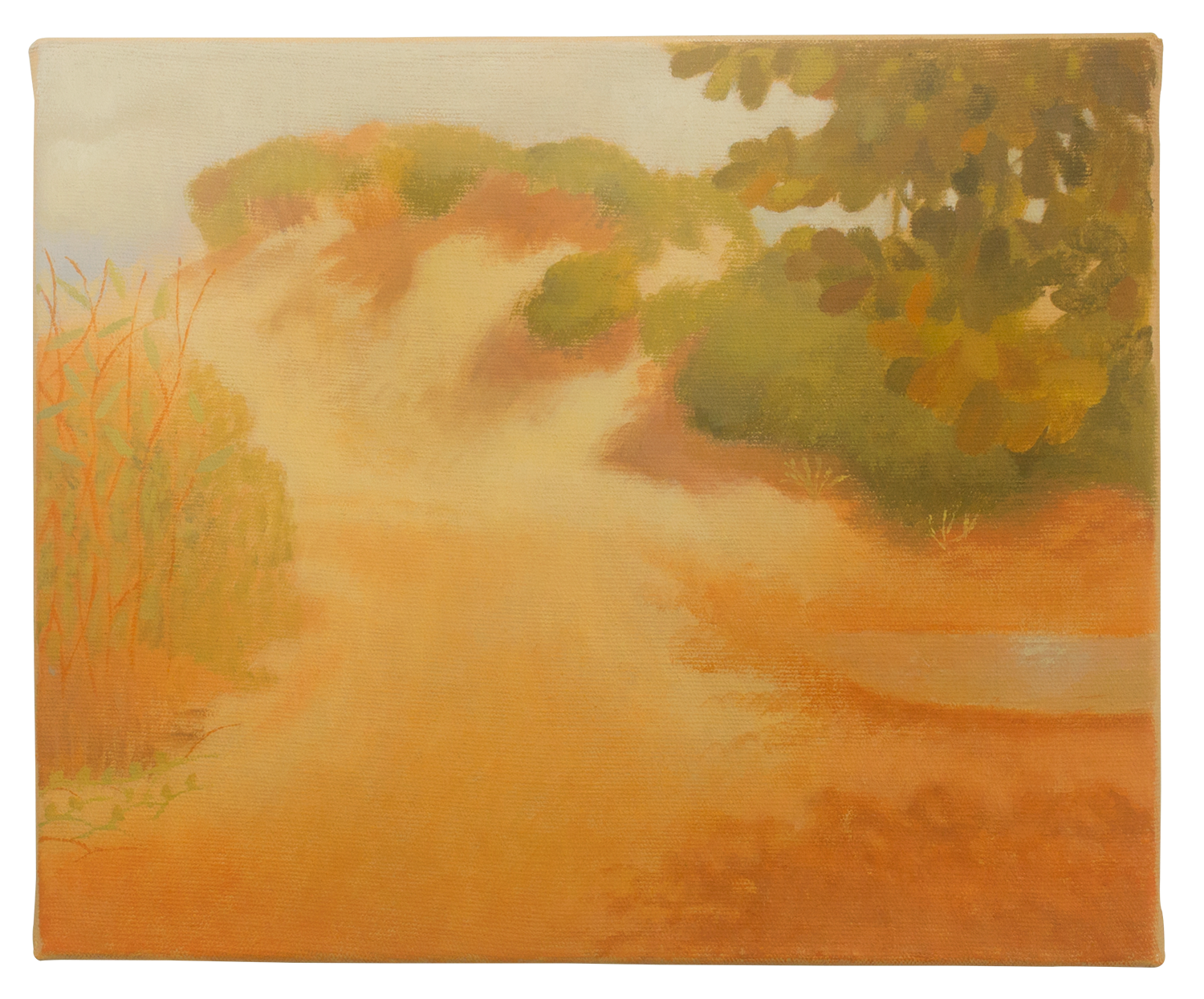 "Final do Cumbe", 2021, óleo sobre tela