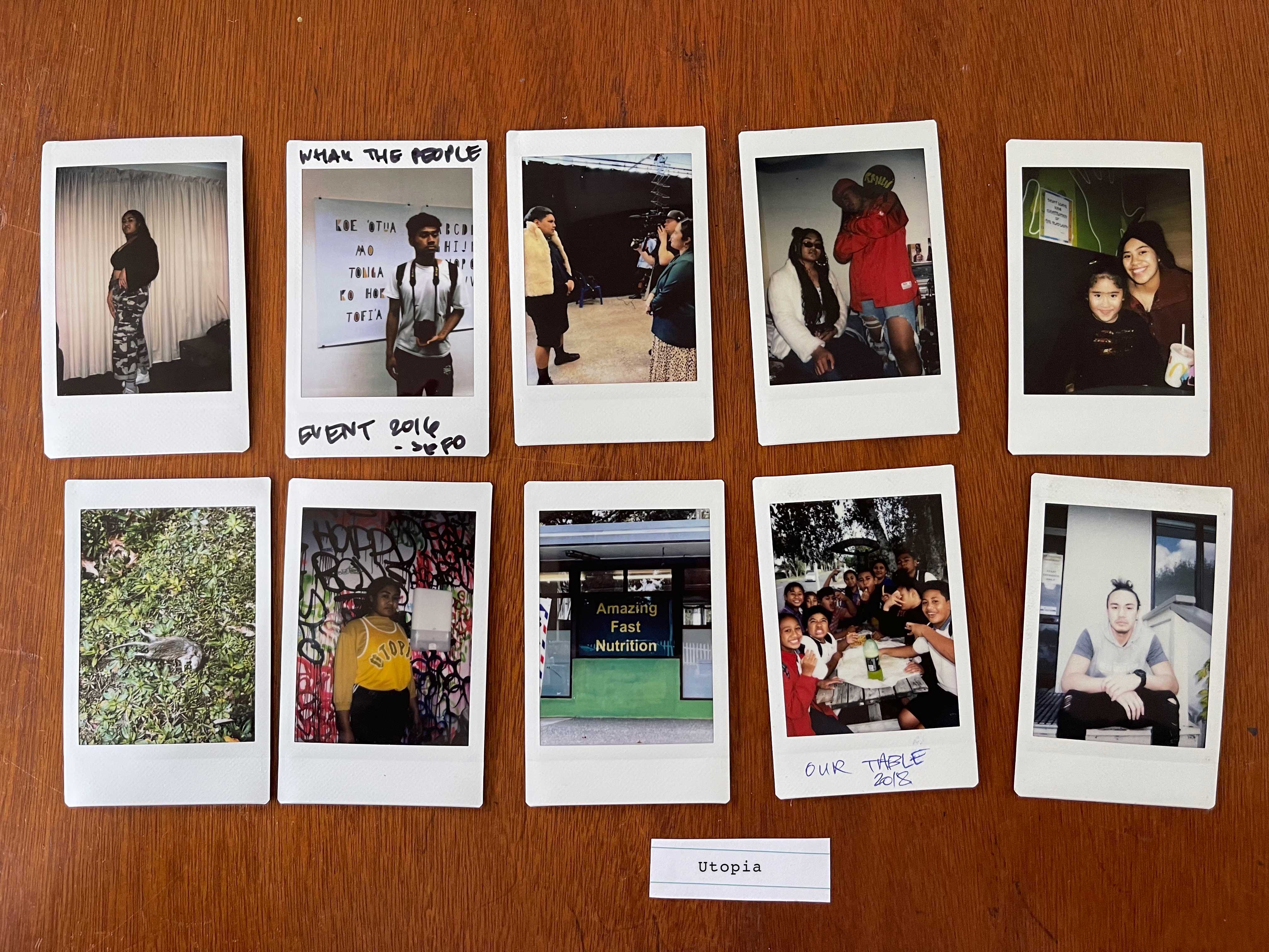  Utopia, set of 10 instax polaroids. 2017-21