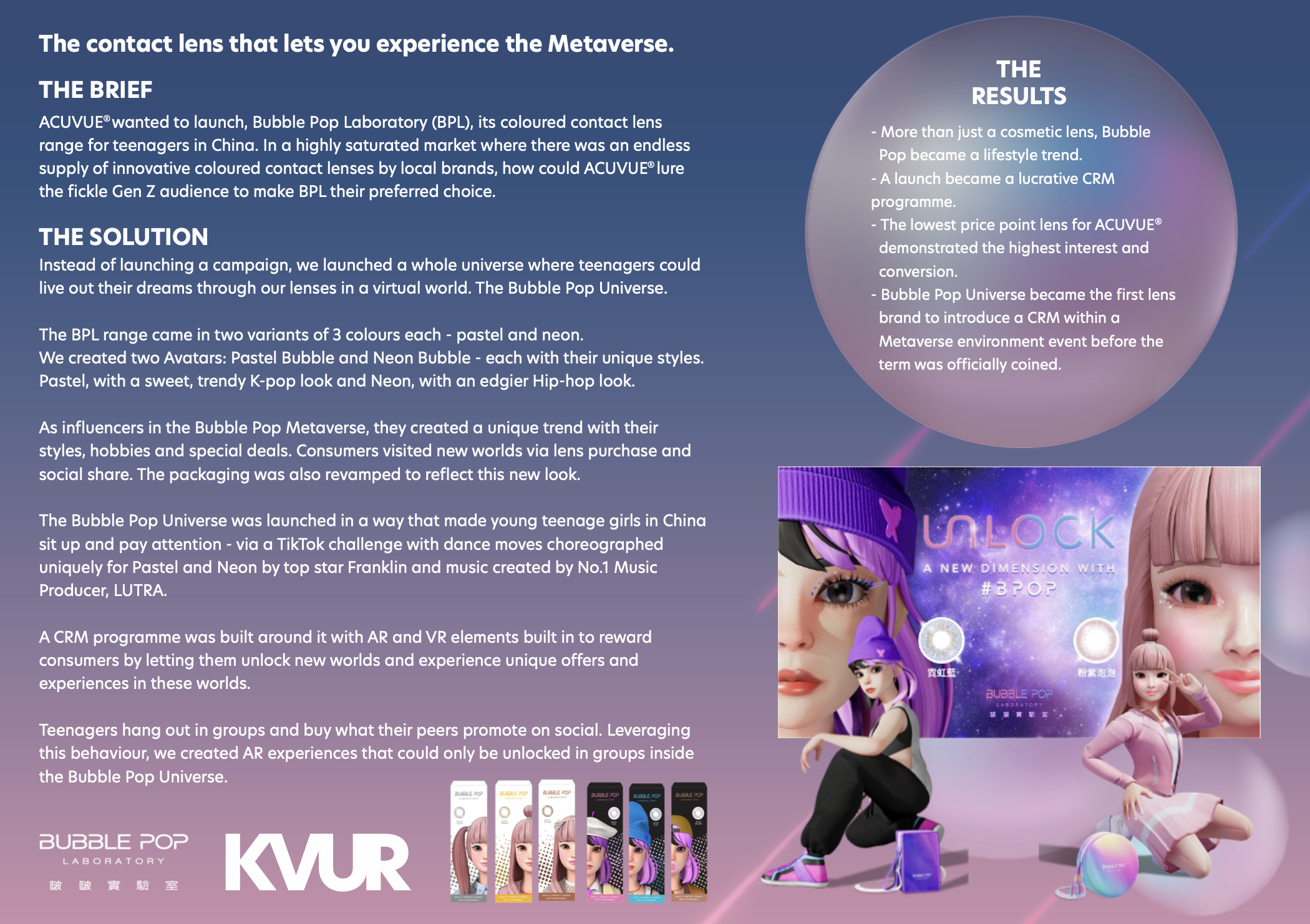 ACUVUE Bubble Pop Laboratory