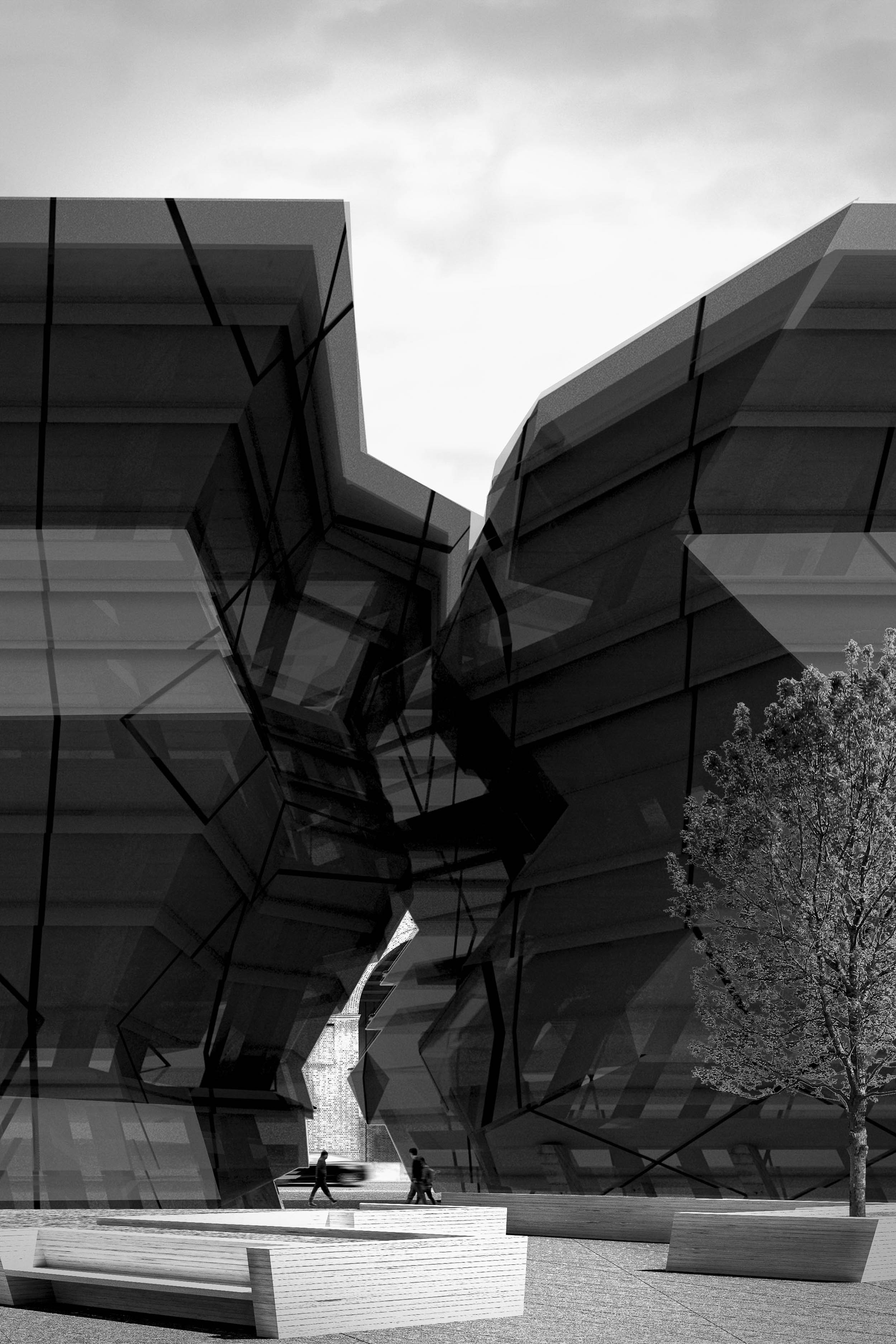 Render - Rear Courtyard