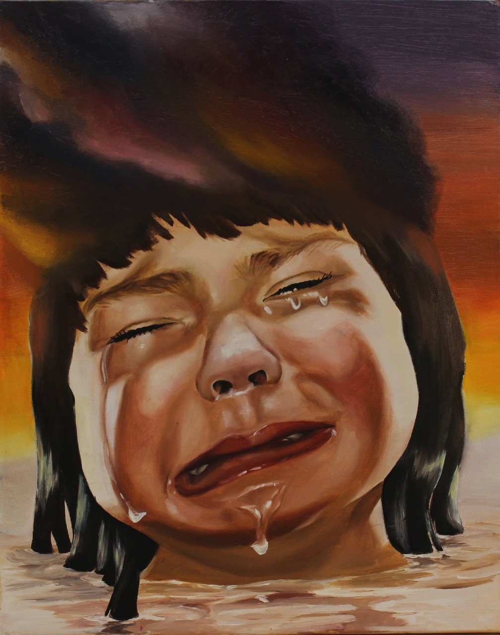 GIRLHOOD 2019oil paint on canvas, 16 x 20 in