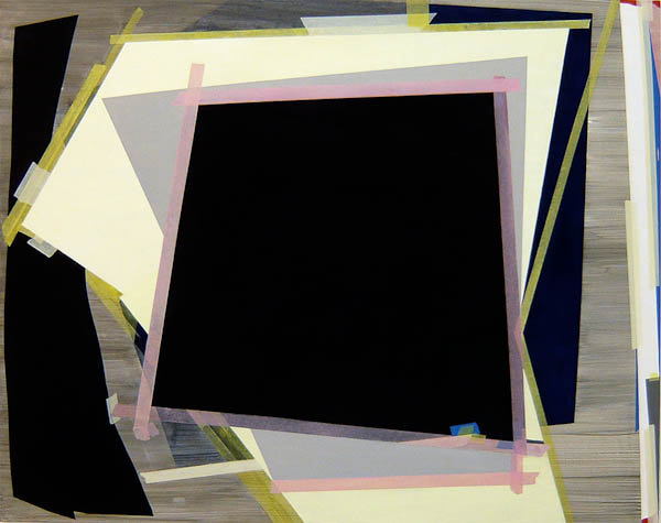 Untitled, acrylic on board 48x60", 122x153cm 