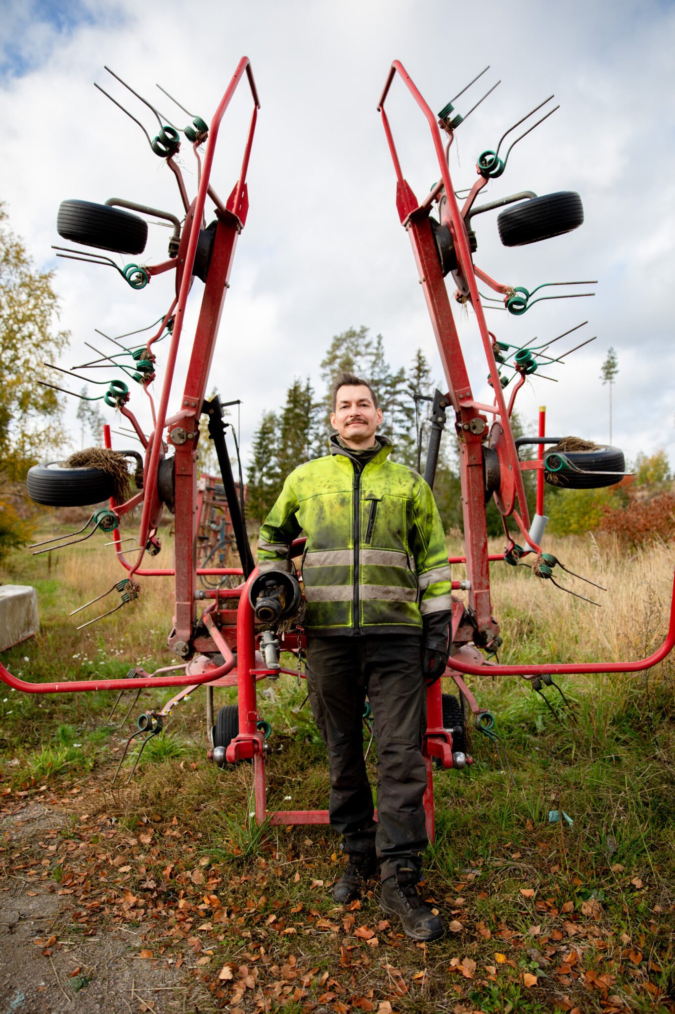 Maanviljelijä ja Uudenmaan MTK:n puheenjohtaja Aleksis Kyrö. Voima 2022