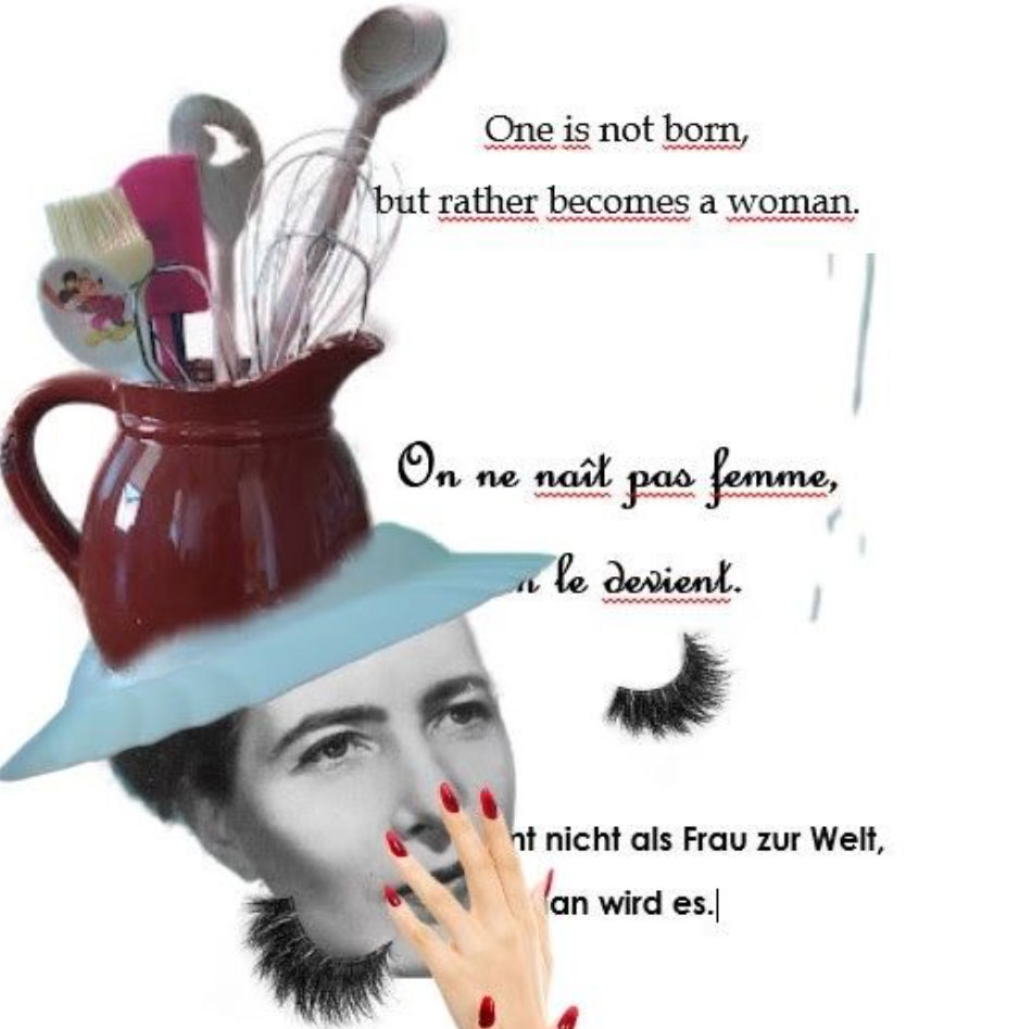 Für mich ist Simone de Beauvoir Sinnbild dafür, dass die Freiheit nach Selbstbestimmung verlangt. Egal ob feminin , maskulin oder anderes... [Milo Art]