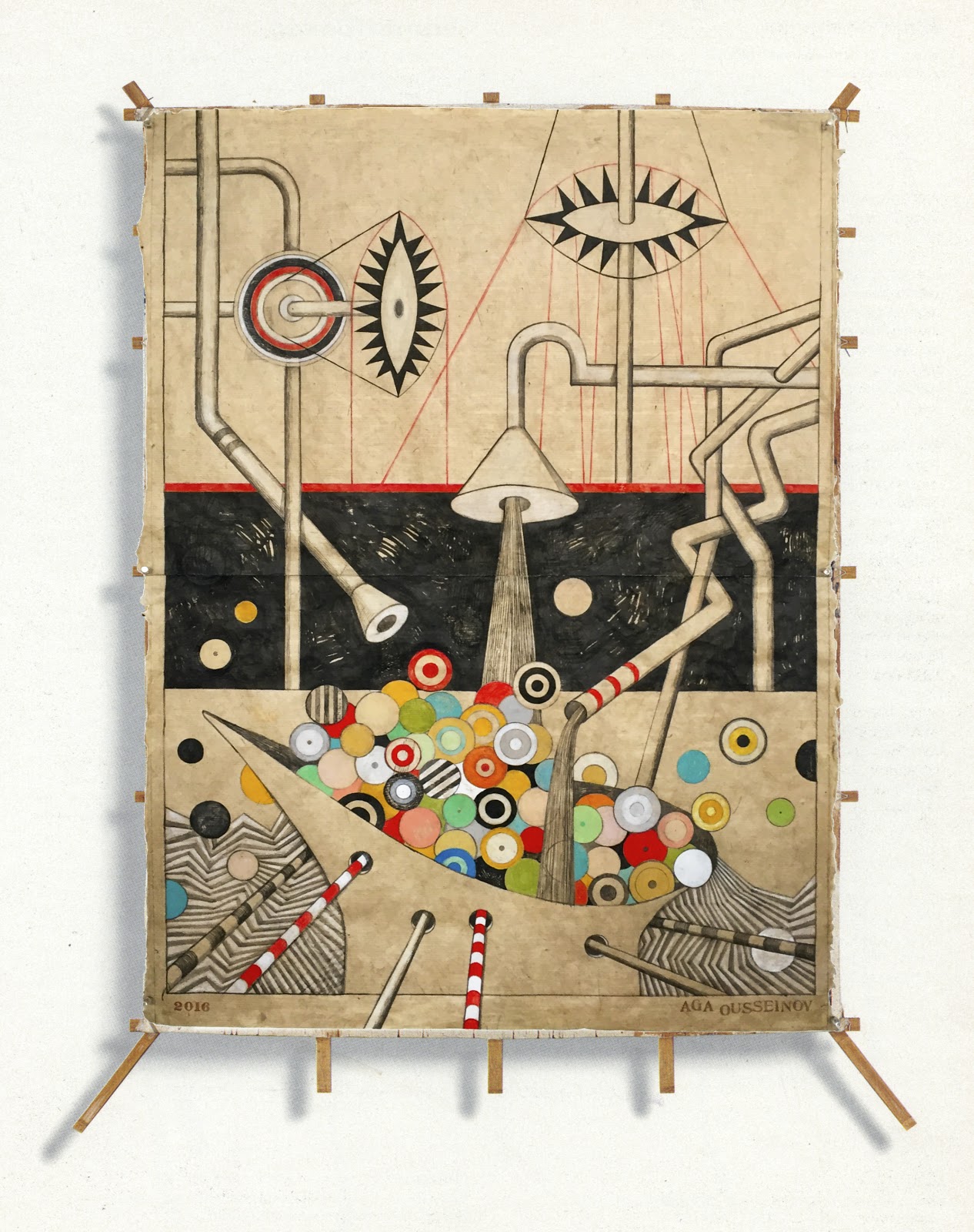 Aga Ousseinov, 'World Happiness Report (Kite)', 2016