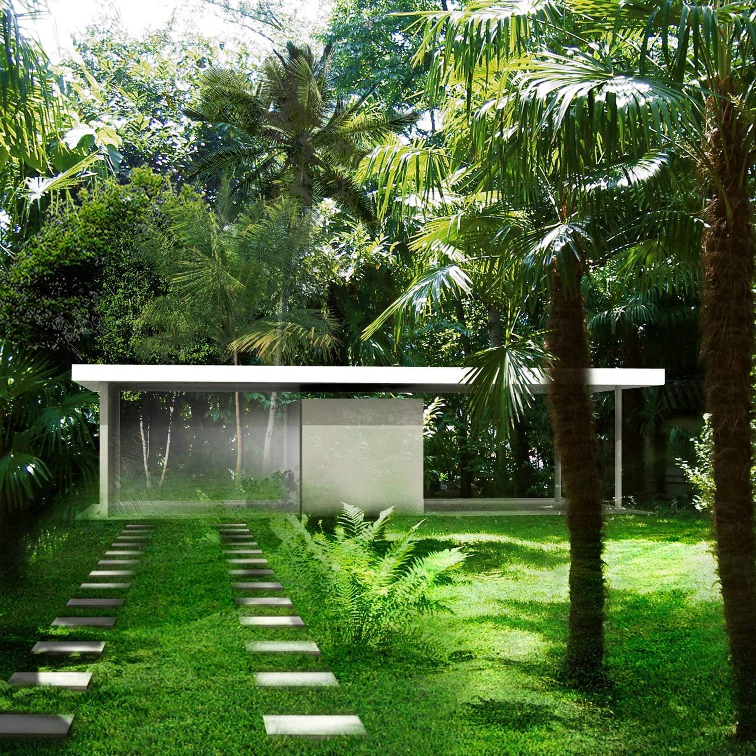 2009︎ Giardino d'inverno a Vacallo / Progetto