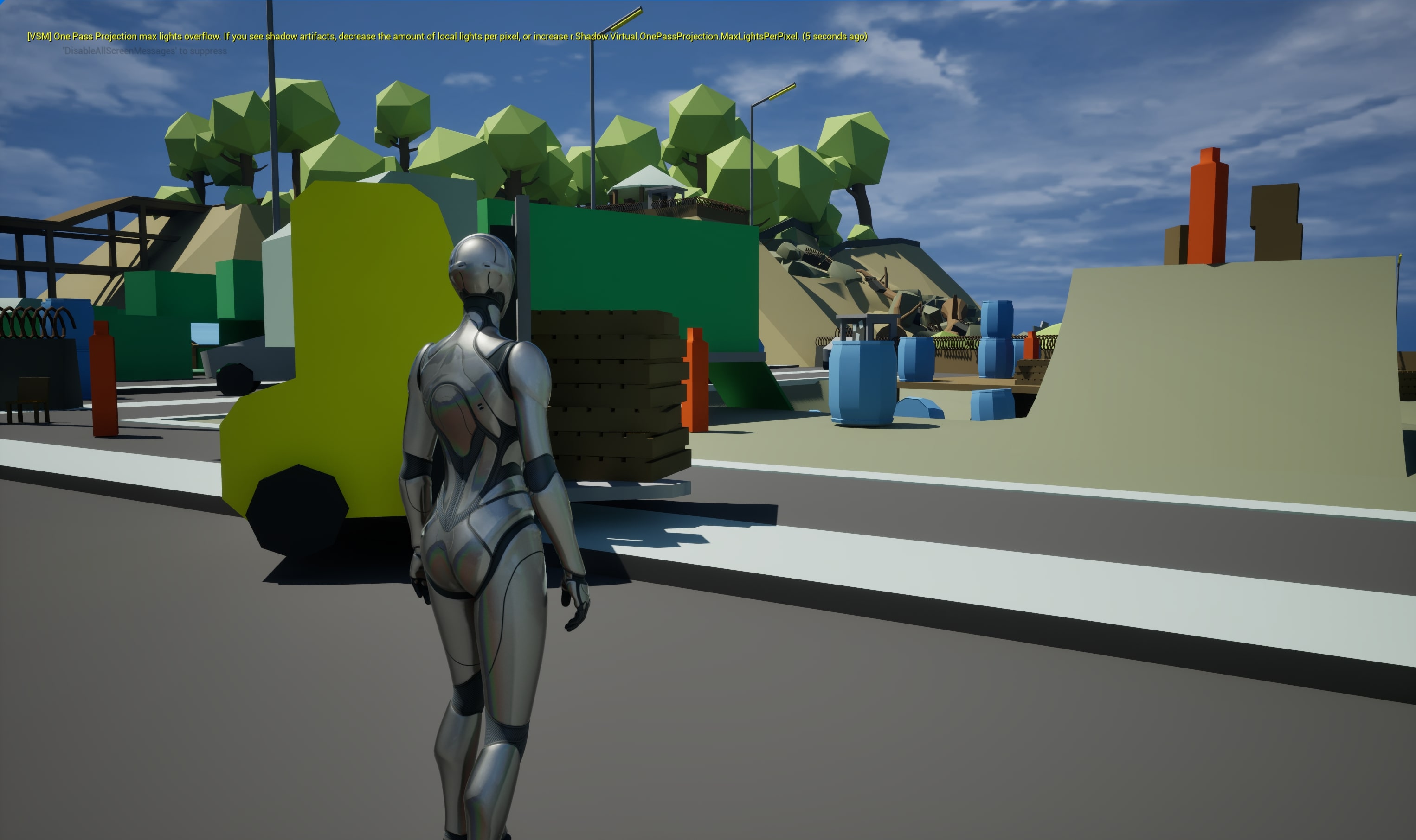 2-2. Uses surrounding cover objects to face potential direct encounters.