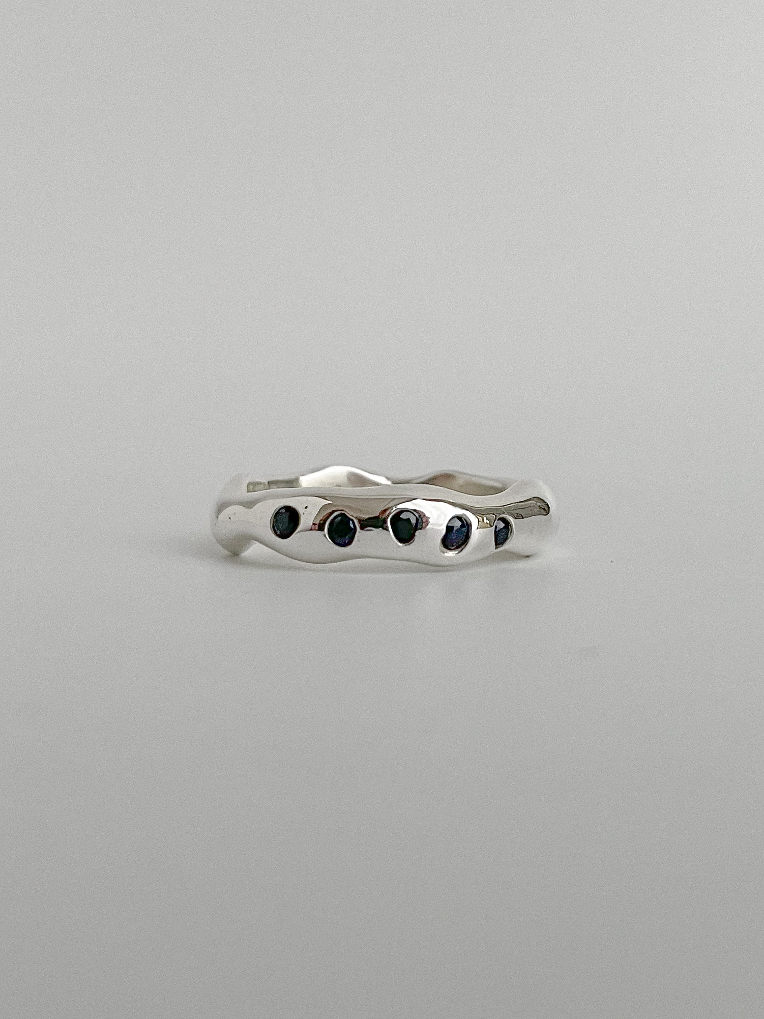 5 SAPPHIRE BAND - SIZE Q - SOLD