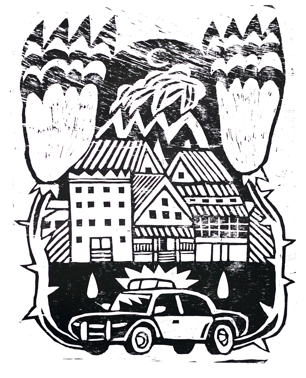 From Poisoned Soil, woodcut