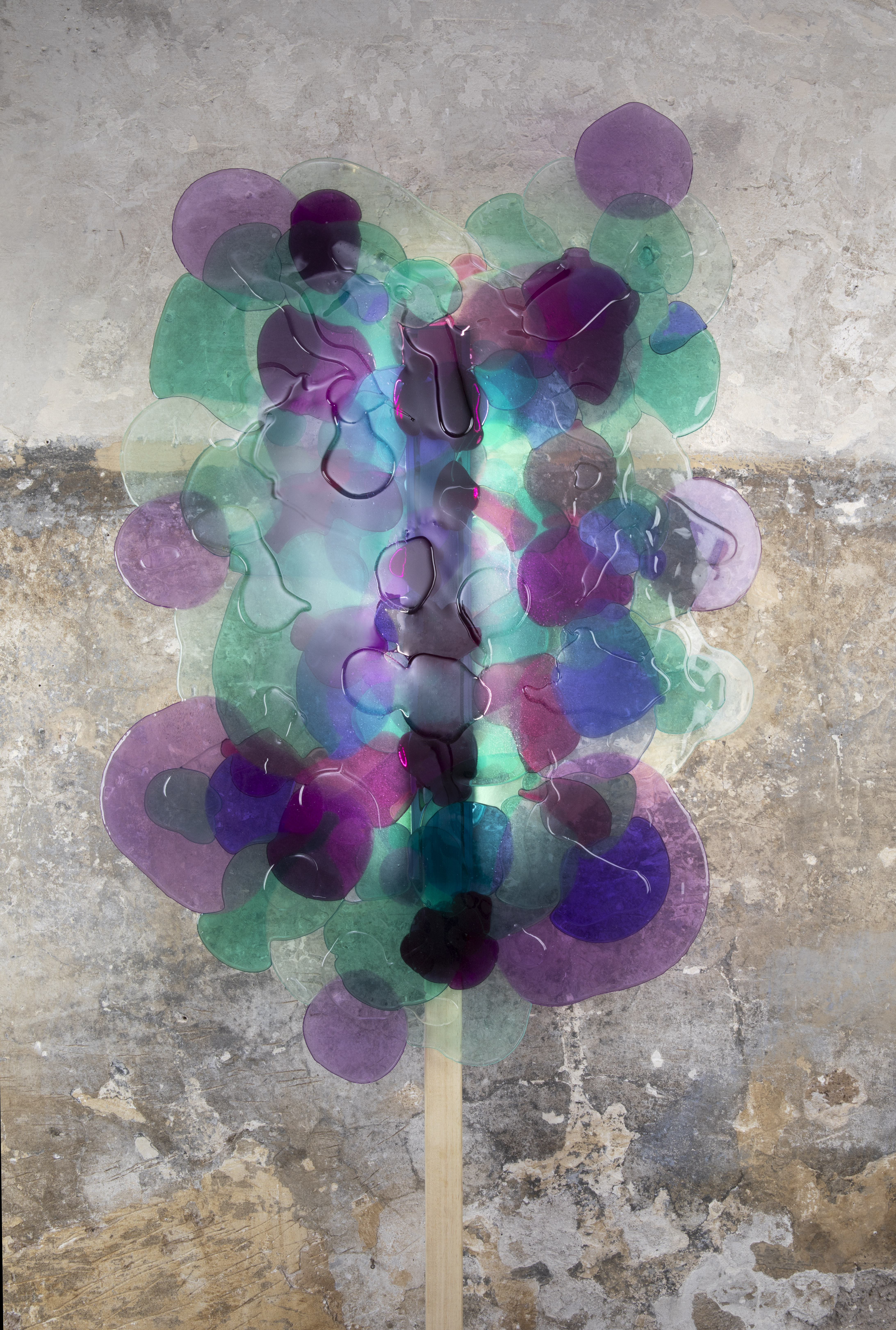 "Brigth Future Lamp" - edizioni SECONDOME. Resin, Wood, led. 2025