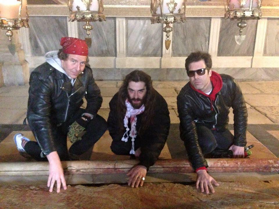 "Jesus's final rest place" intense rainy afternoon in Jerusalem 2015