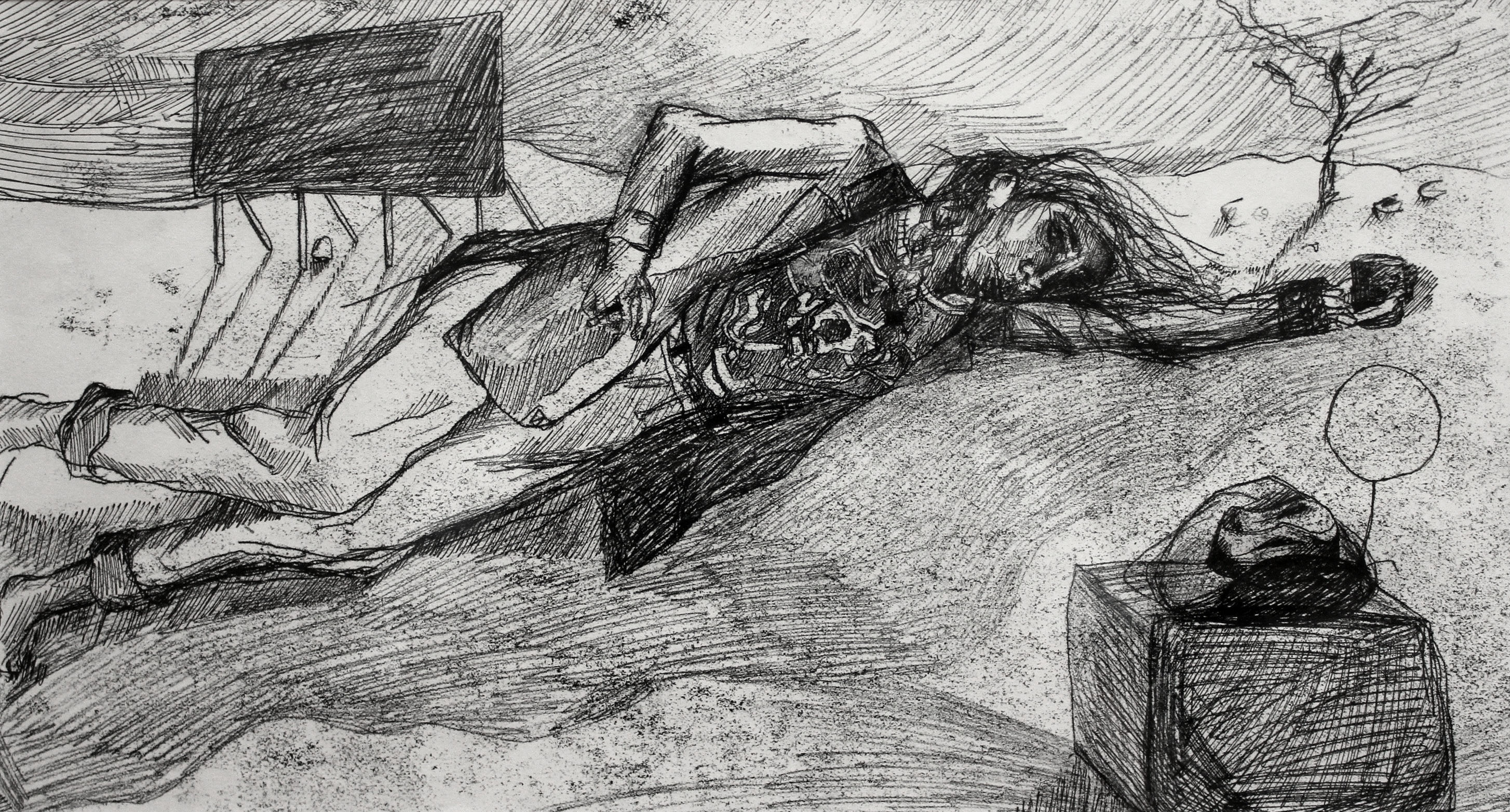 Daytime TV2016Monoprint