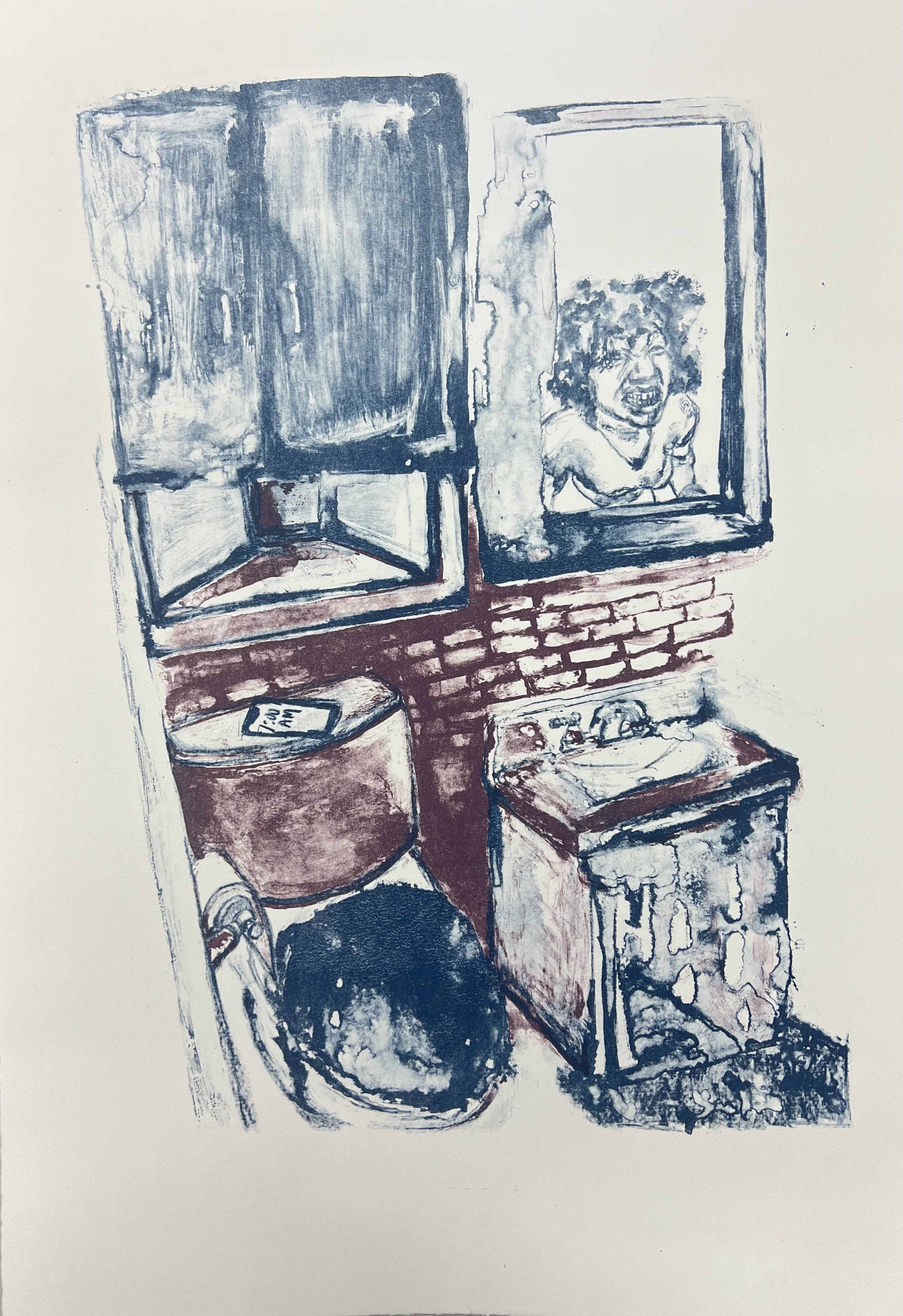 STUCK ! 2024 lithograph