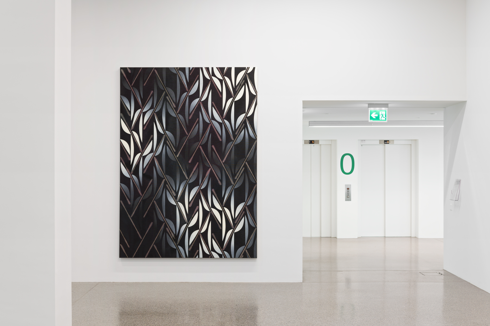 Tectonic 2012 Mixed media on linen 250x180cm