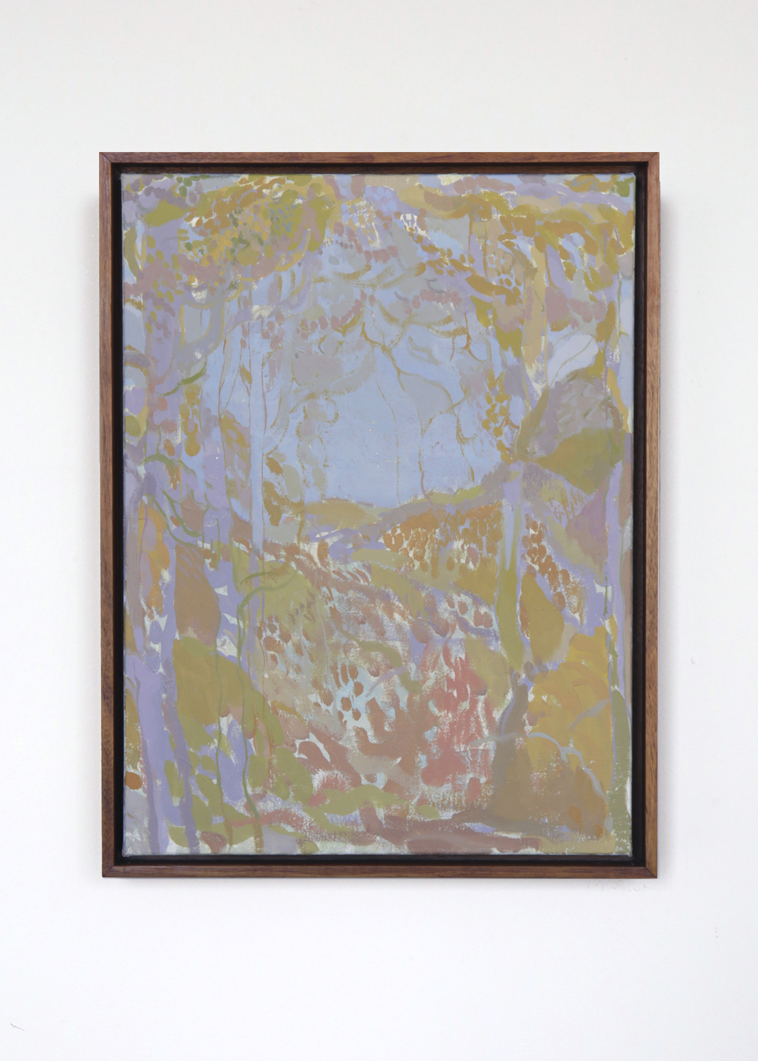 Open Field with a Window, Oil on Canvas, 12 x 16," 2021