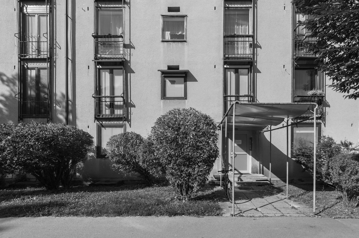 Stanovanjski blok na Prulah, Ljubljana / 1957, Stanko Kristl