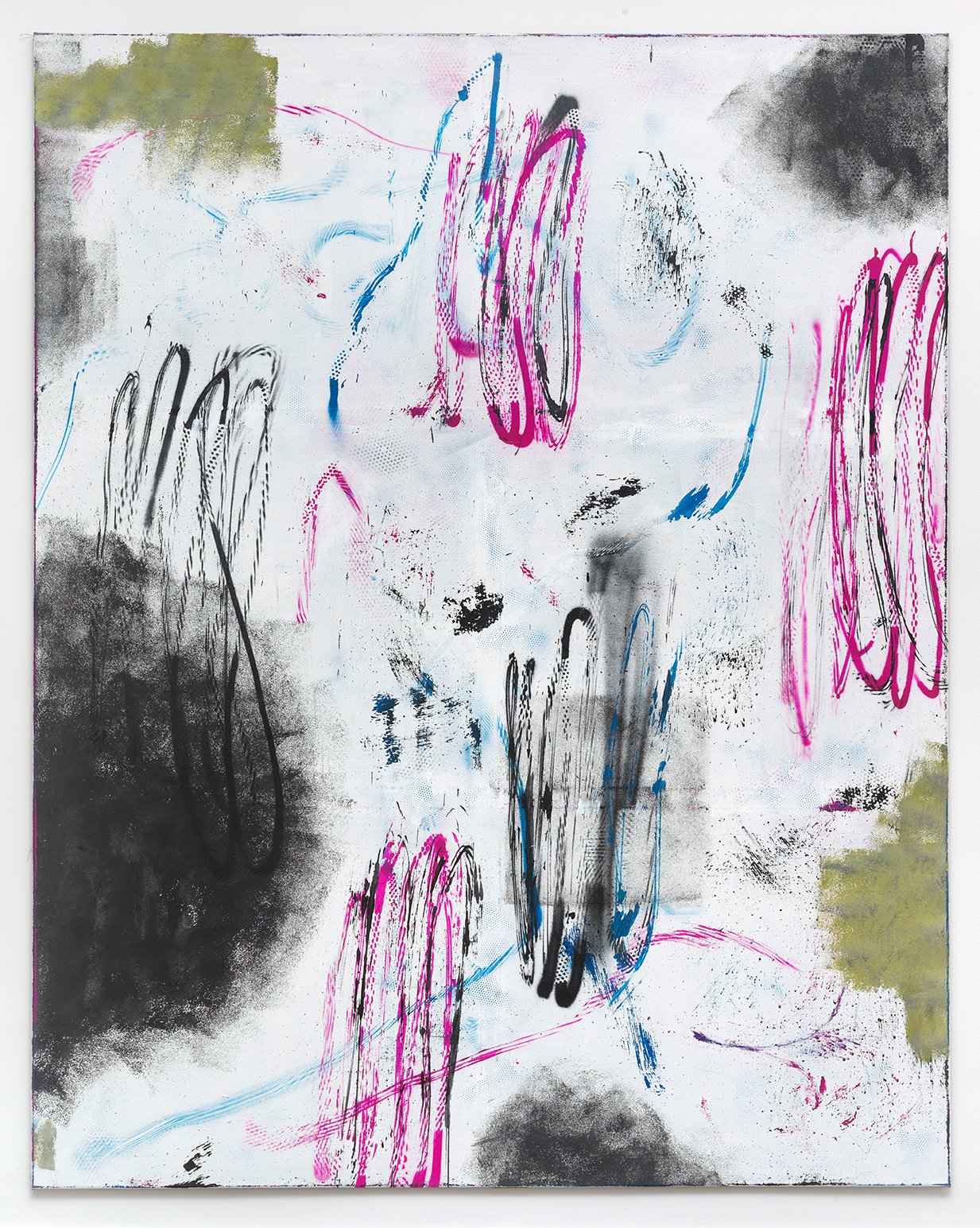 MUG CUM SHOT, 2014 240 x 180cm Oil on Canvas