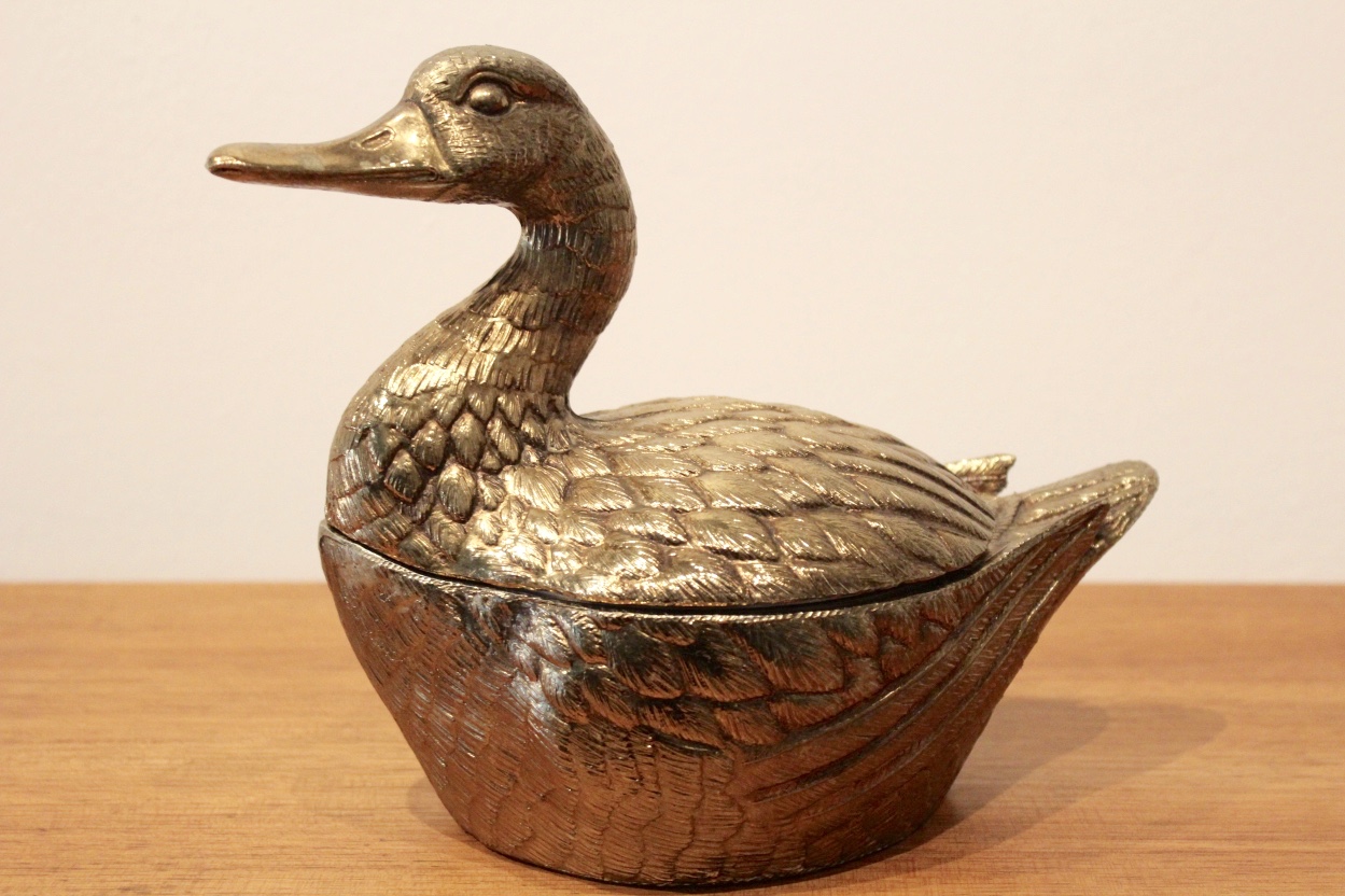 Brass ‘Duck’ Ice Bucket, Belgium ‘70s — MooieStukken