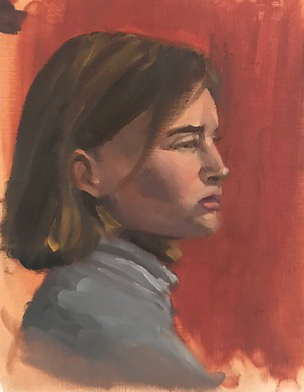 Untitled / Oil on canvas / 16" x 20"