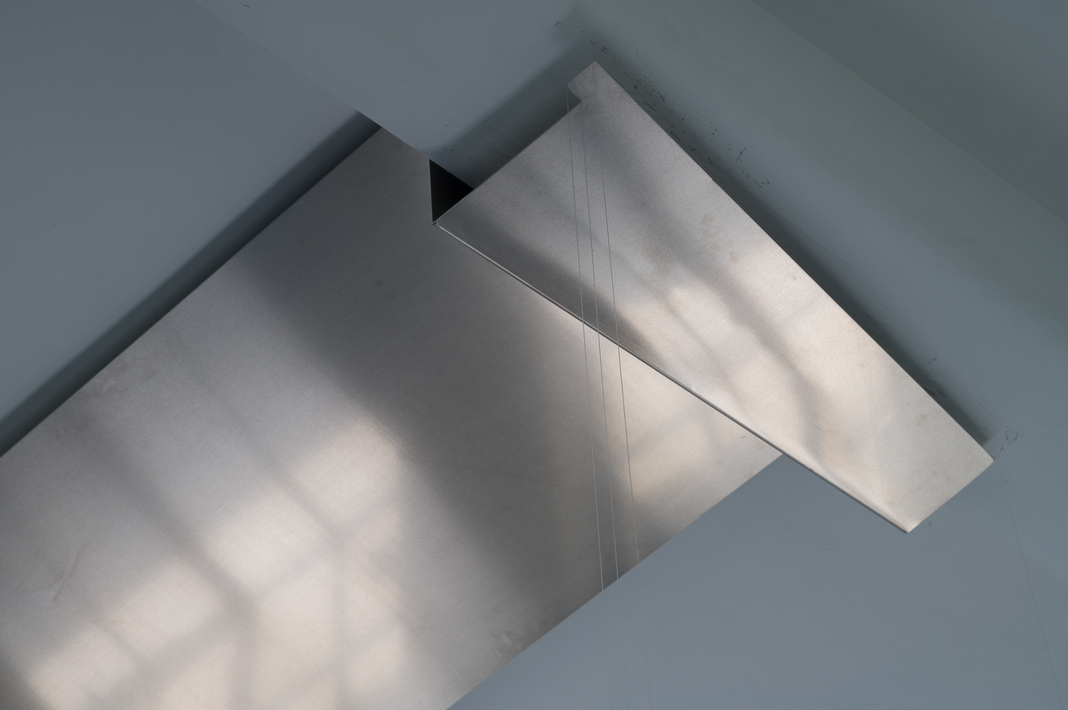 Column Schedule (Parts I-IV), 2025, Part III (detail), acrylic, aluminium, nylon, 3540 × 1650 × 725 mm, 4:06PM, 11 November 2025