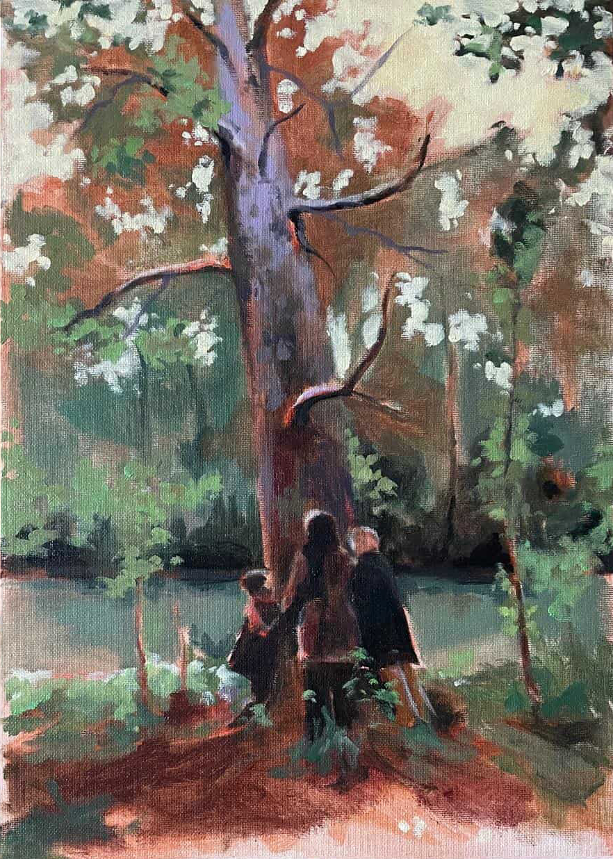 dragon / oil on canvas