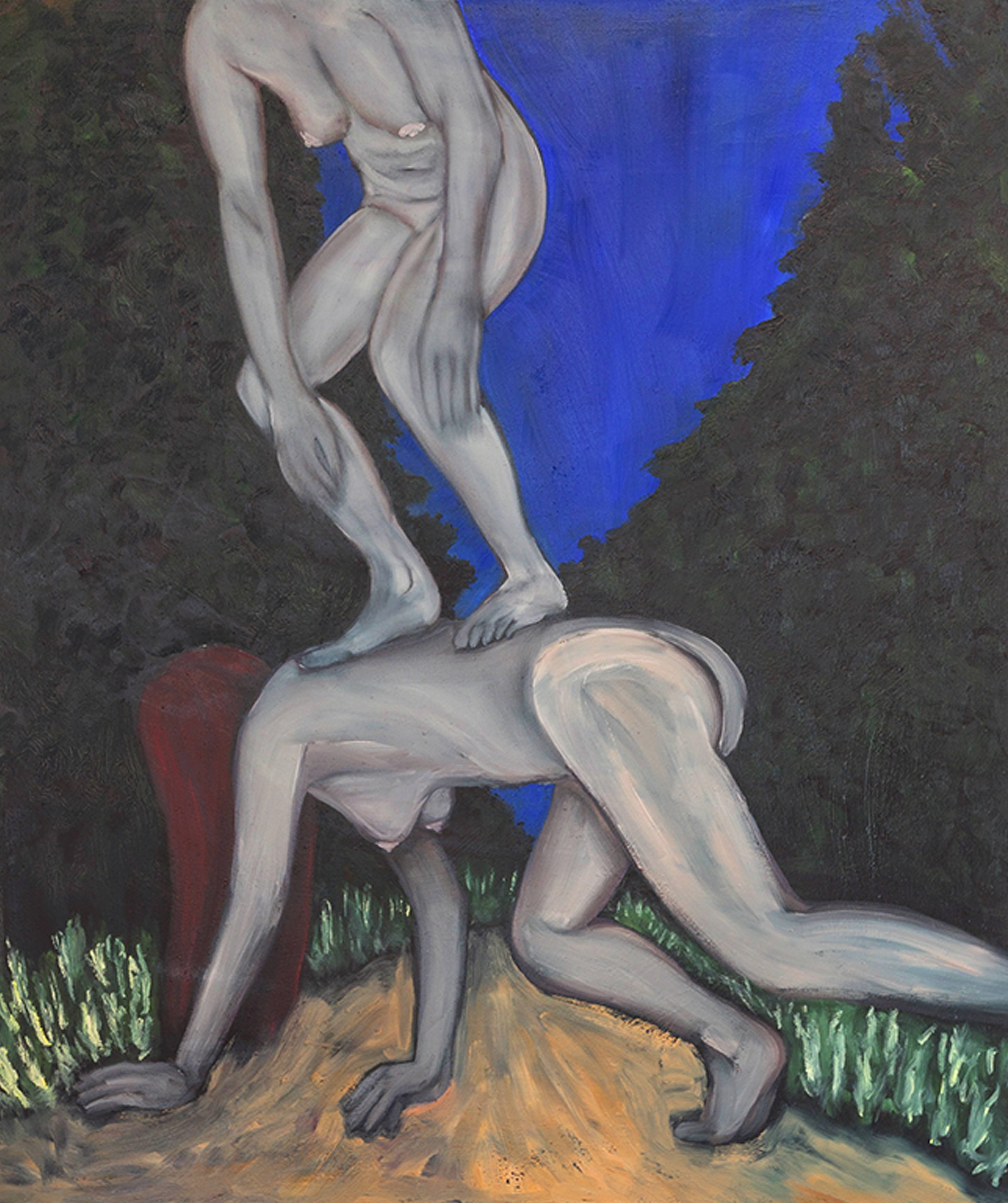 Help me above, Oil on canvas, 110x130 cm, 2021