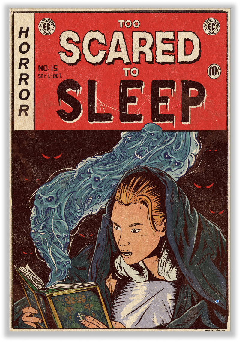 BUY MY BOOK TOO SCARED TO SLEEP
