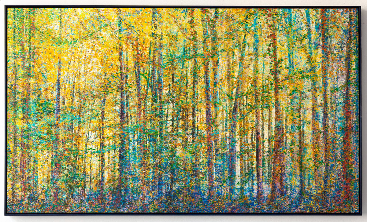 "Dreams that you dream", bleu orange, 120x70cm, 2021