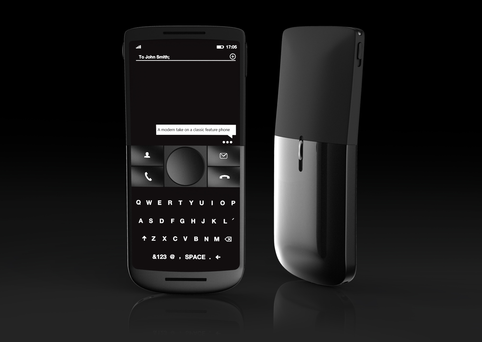 eink phone — Krystian Kowalski Industrial Design Studio