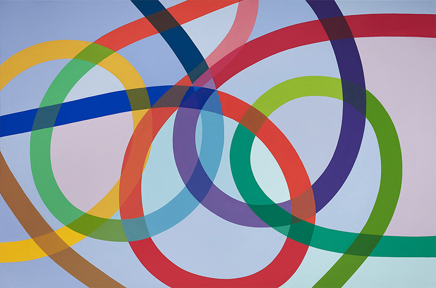 Untitled GH4,2015. Acrylic on Canvas, 116 x 175 cm