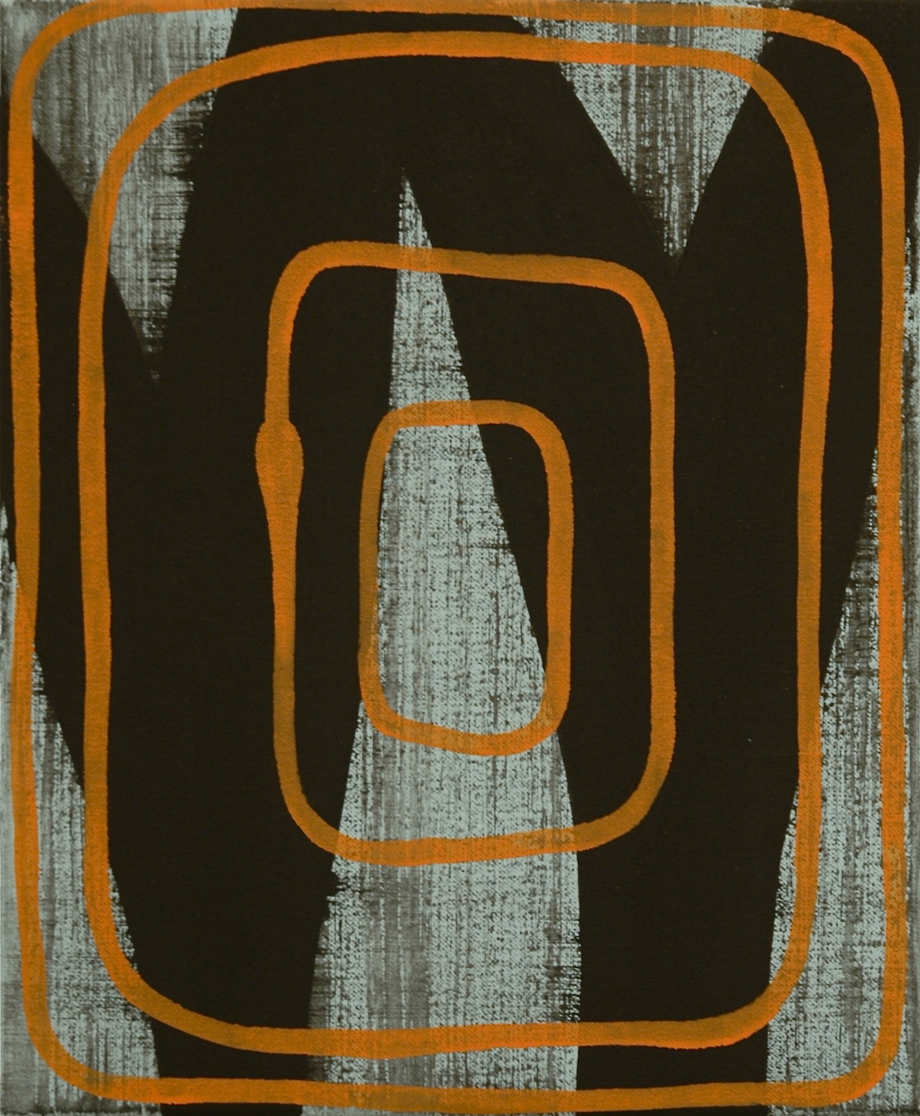 Untitled 2008, acrylic and alkyd on canvas, 30 x 25 cm