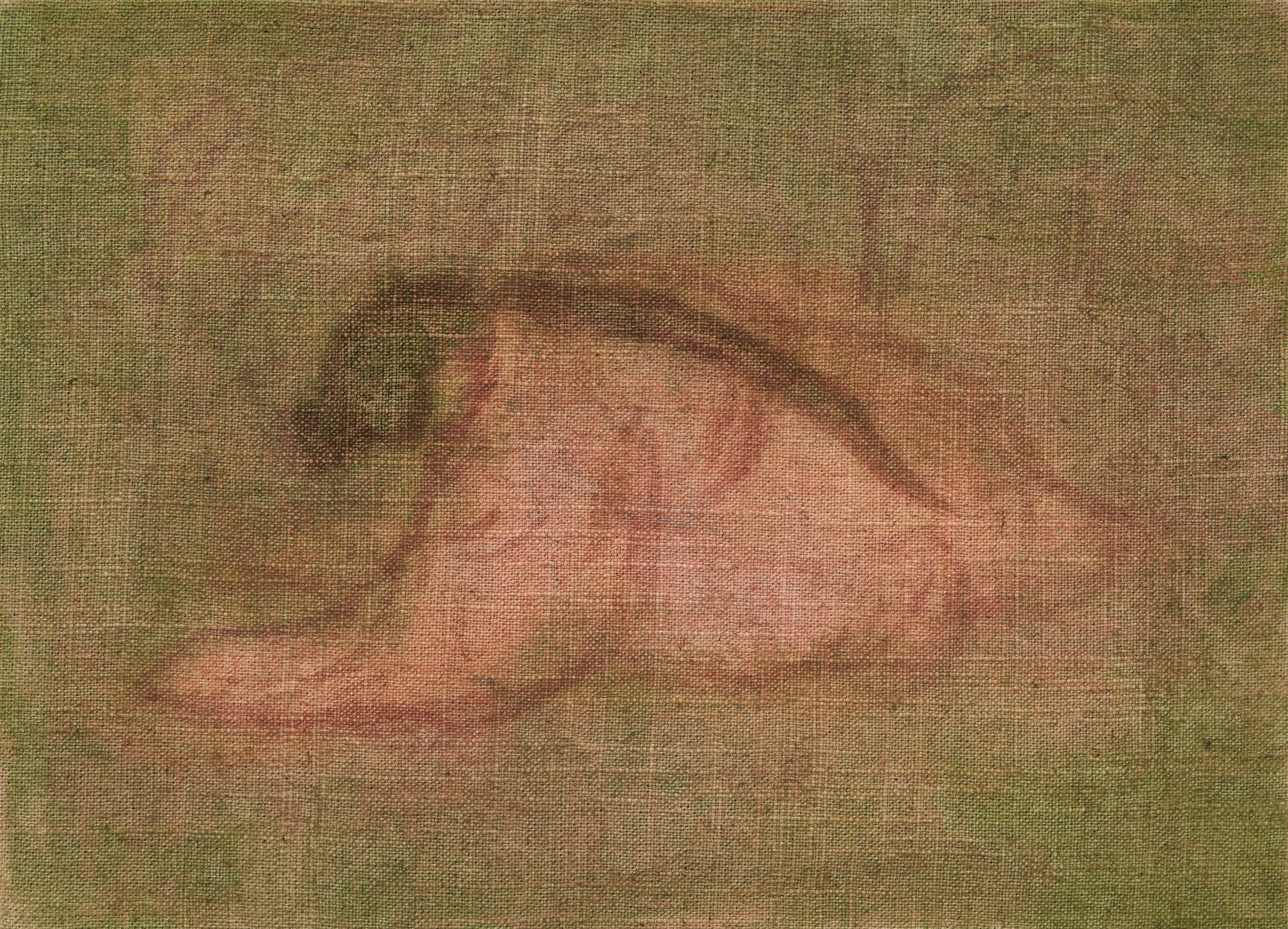 태평녀 Carefree Women_2024_리넨에 수채, 유채_24x33cm