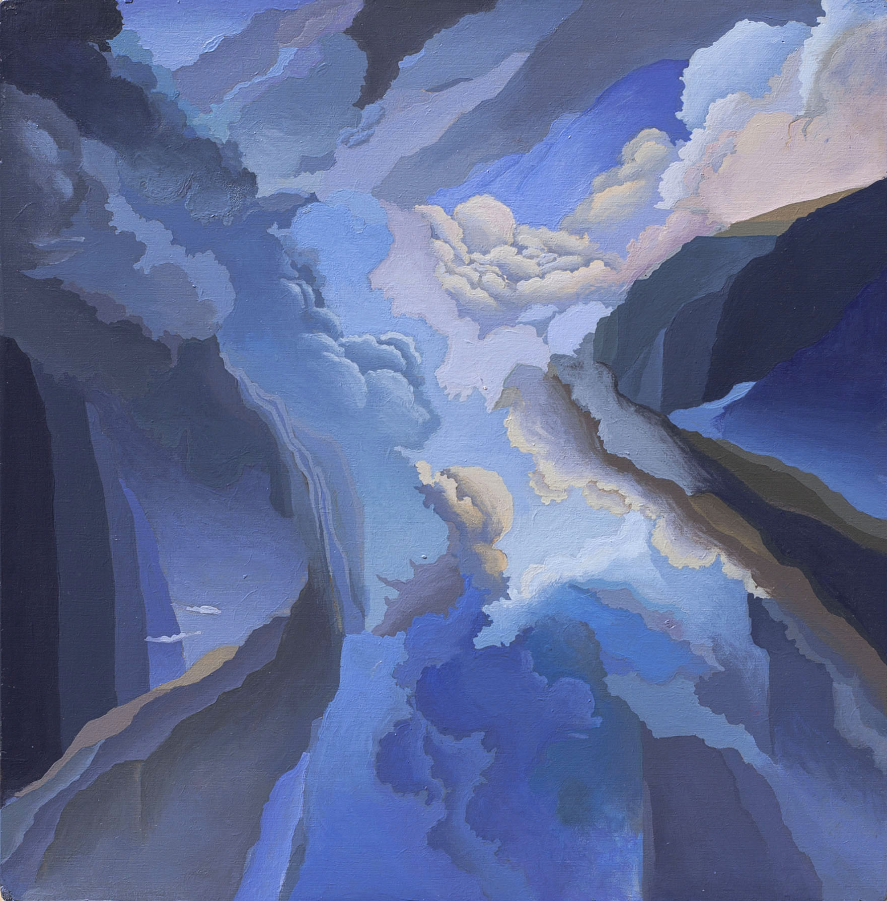 Mardi 7 janvier 2020 (25,5 x 25 cm, acrylique sur bois)