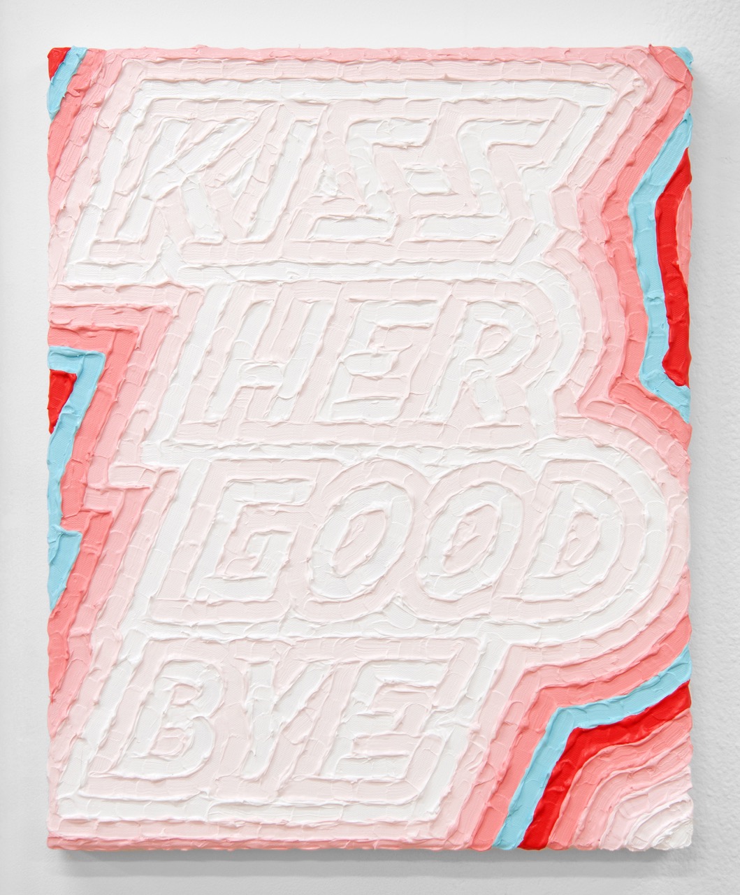 Give Me Your Answer Do (Kiss Her Goodbye) Acrylic, canvas 16 x 20 inches 2014