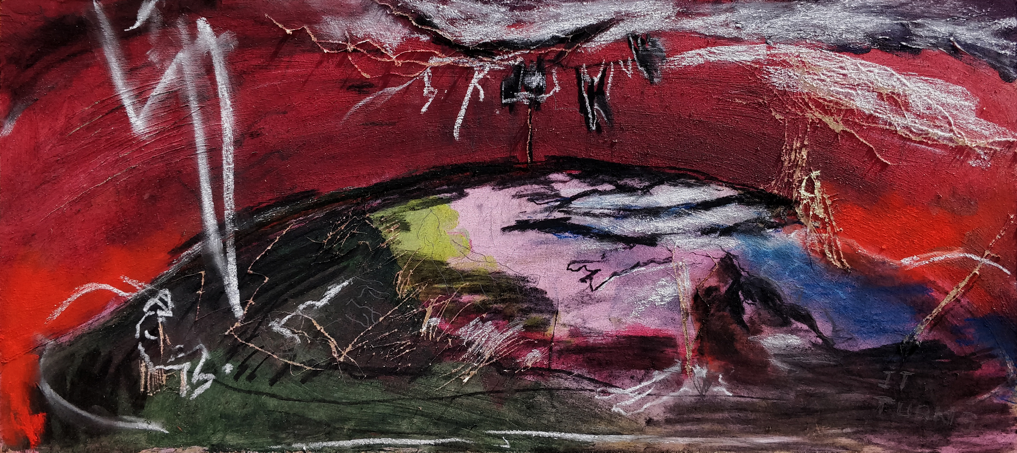 The hills are alive, 60 x 26 cm, 2021