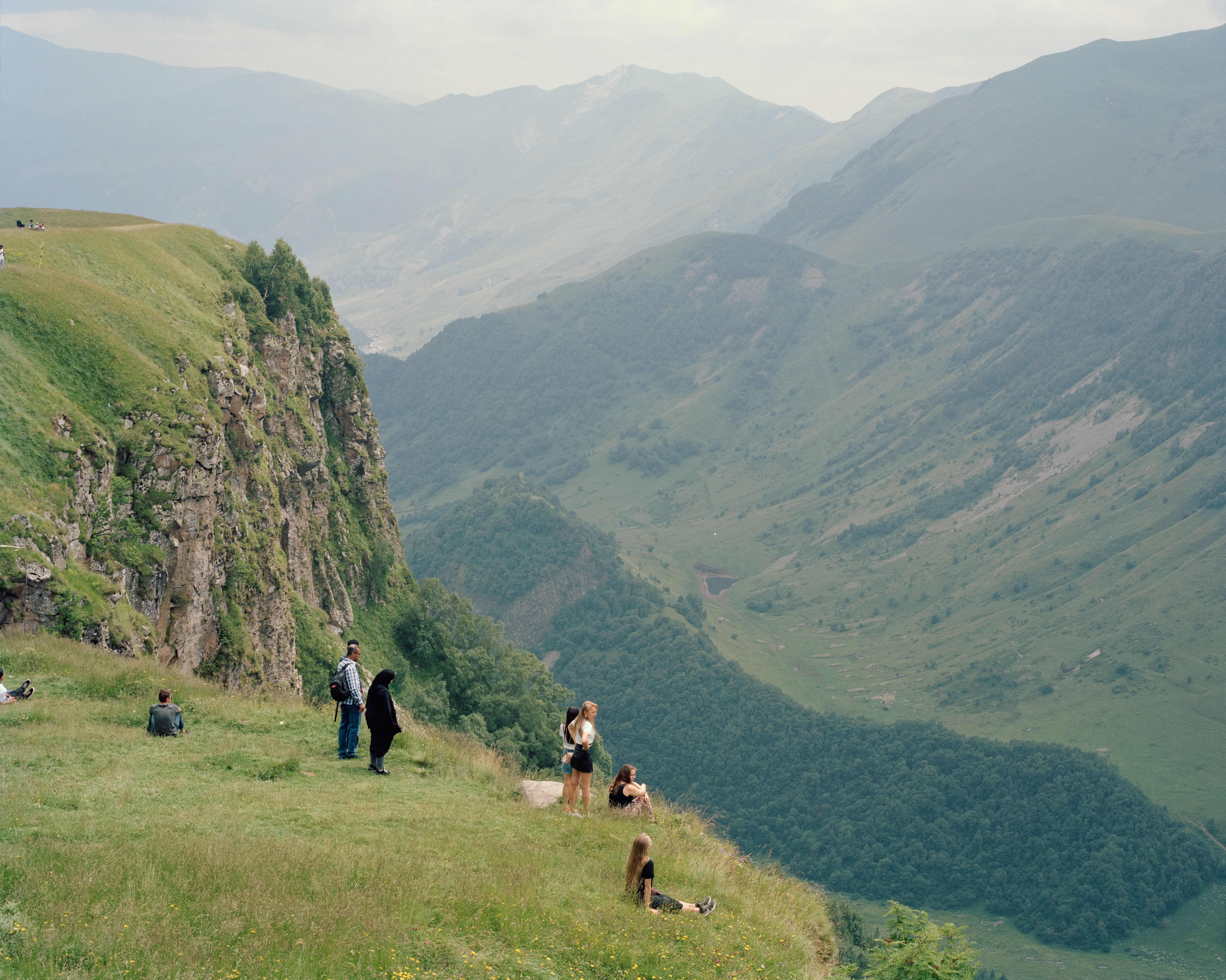 View over the Caucasus Mountains, Georgia