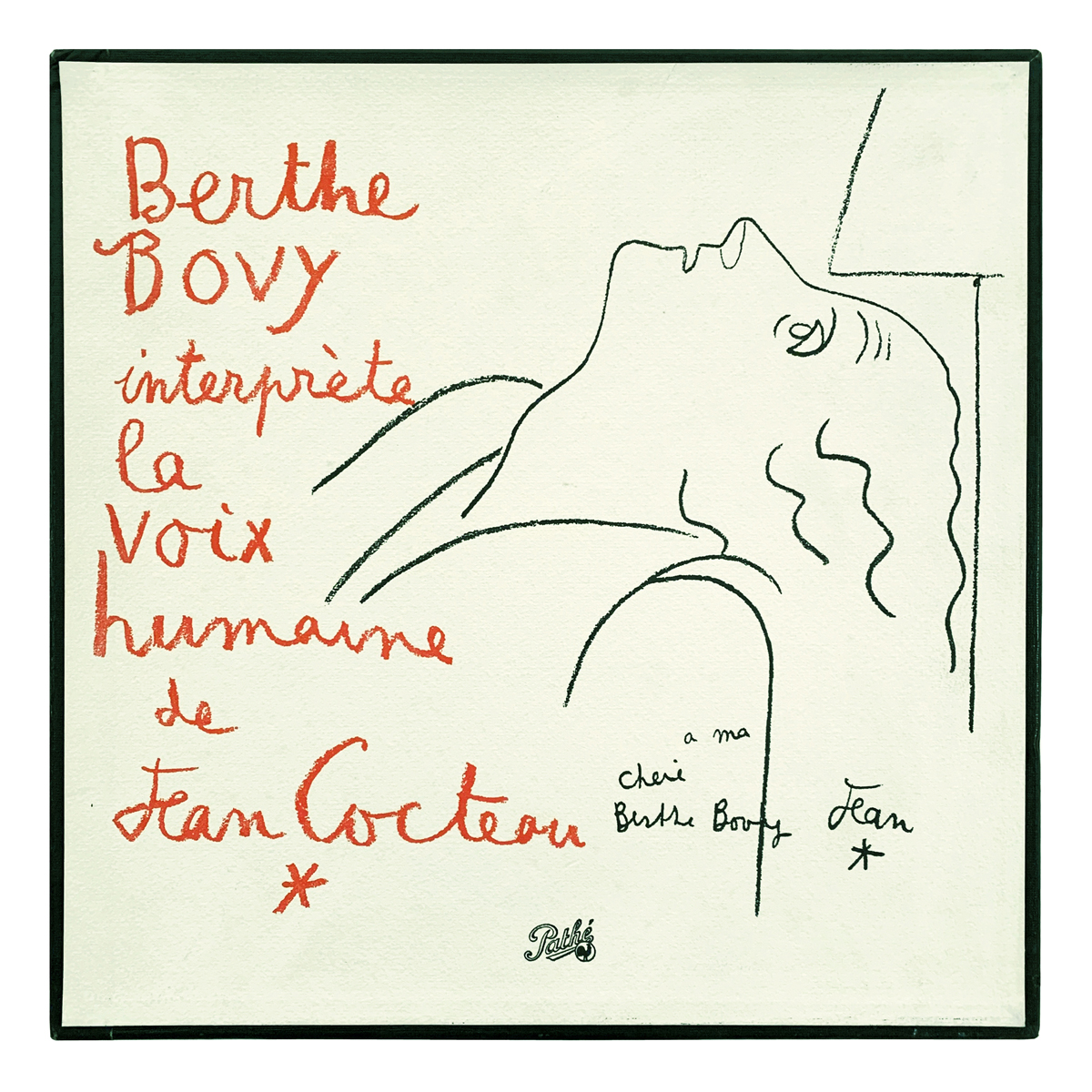 Pathé DTX 288 Jean Cocteau - La voix humaine Berthe Bovy