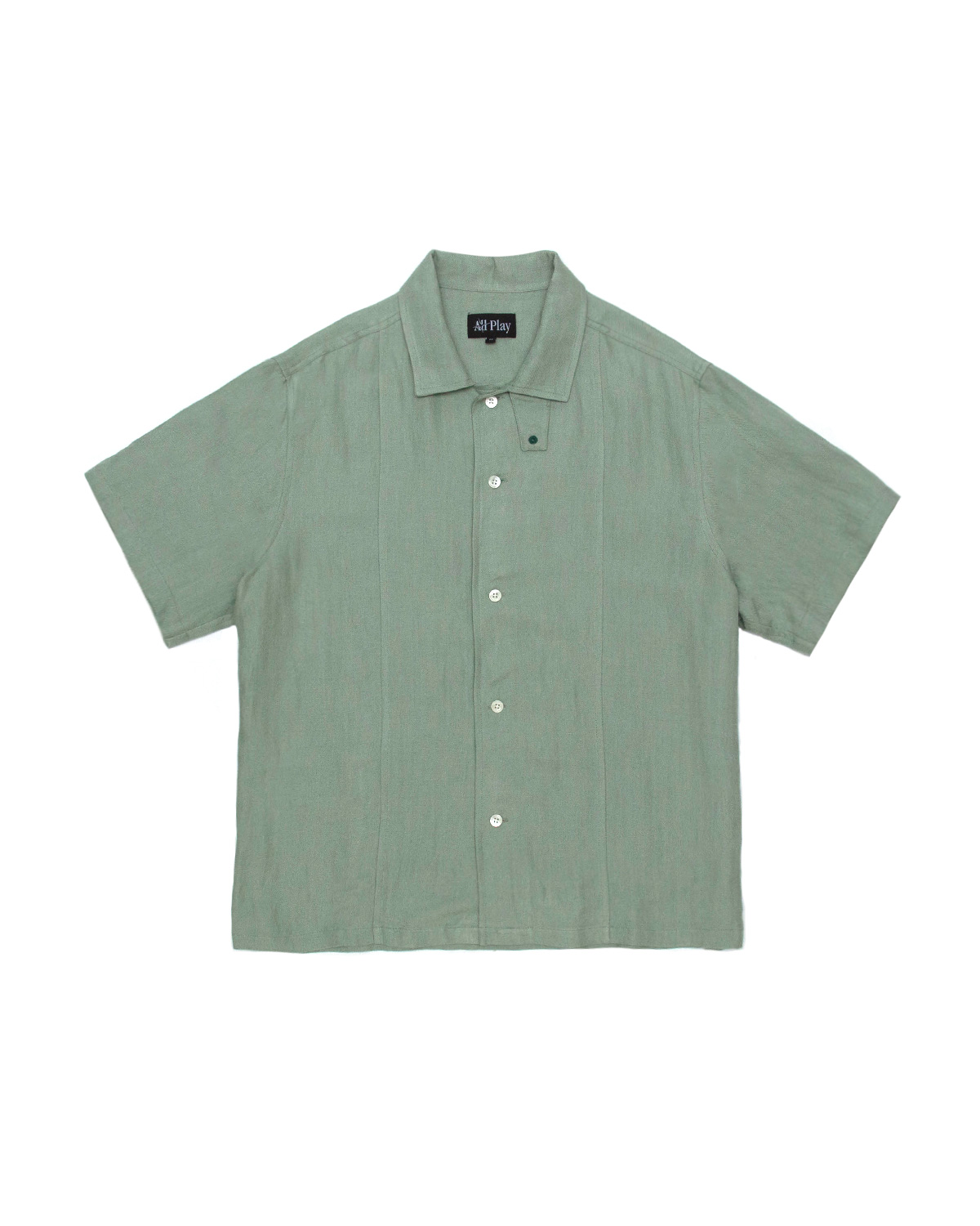 013.2 Monti Camp Collar Shirt - Mint - All Play No Work LLC