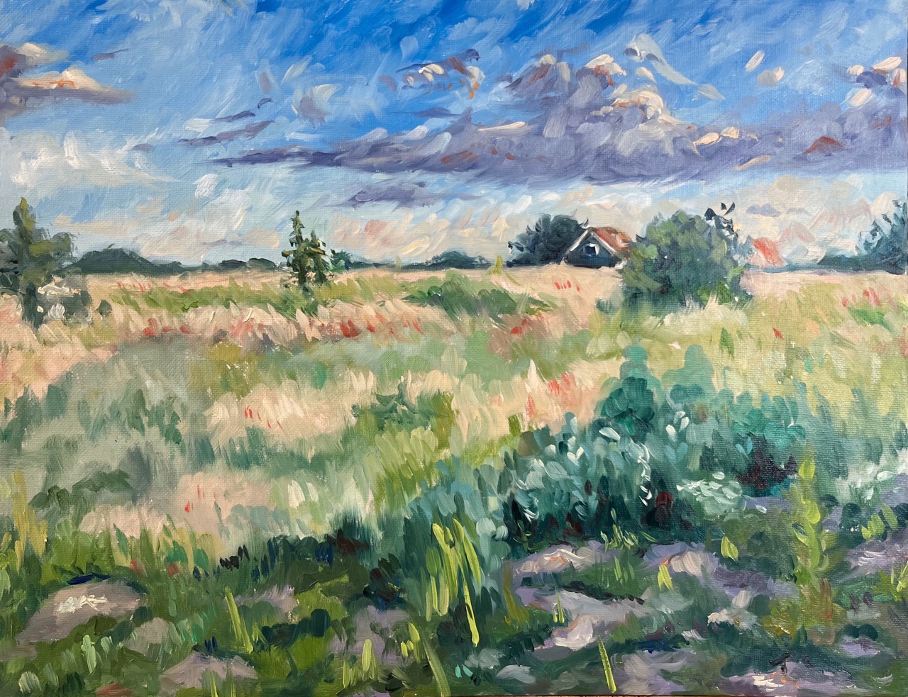 Landscape, Oil, 2023