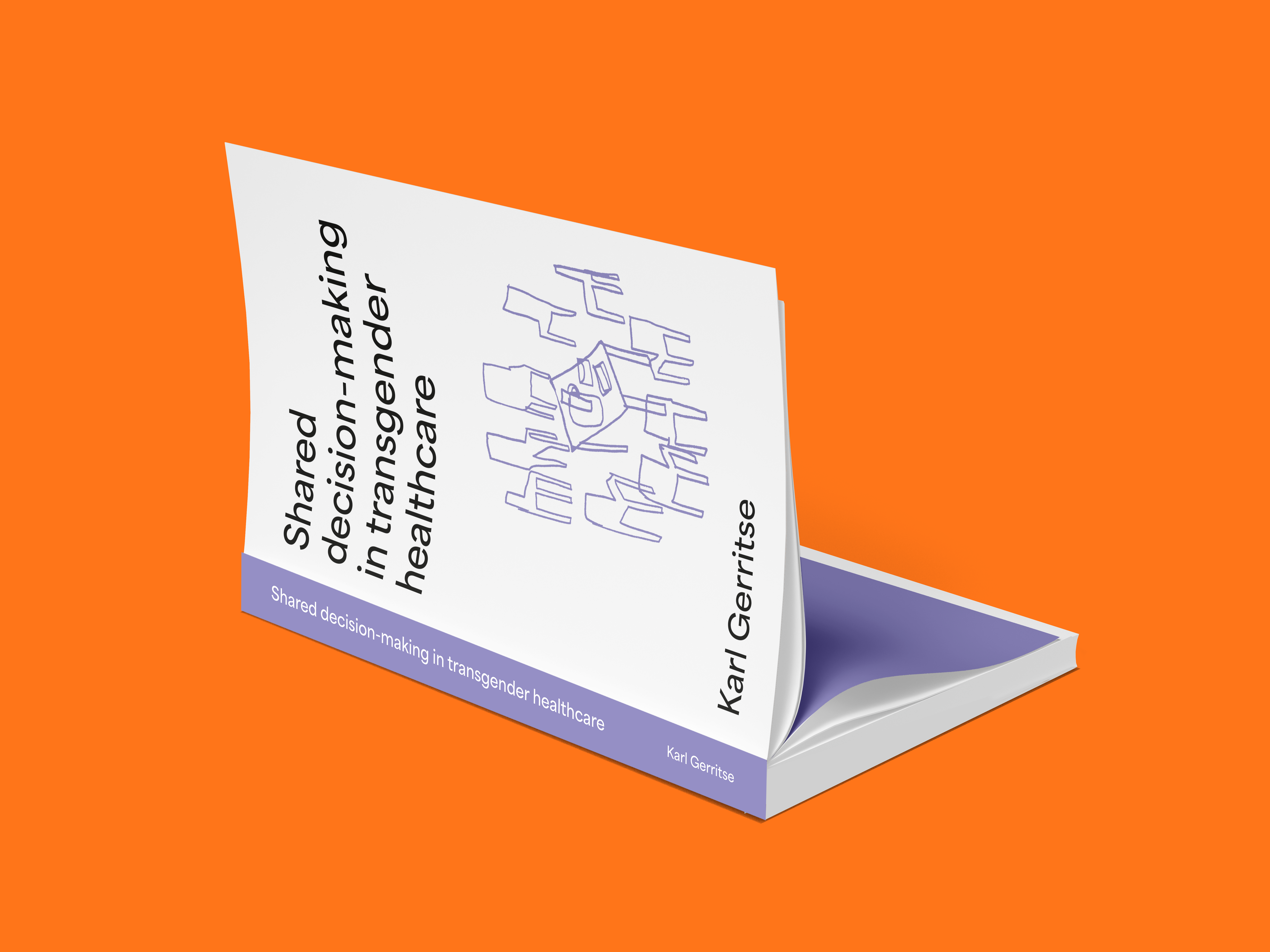 VU Amsterdam • illustration 'shared decision-making in transgender healthcare'