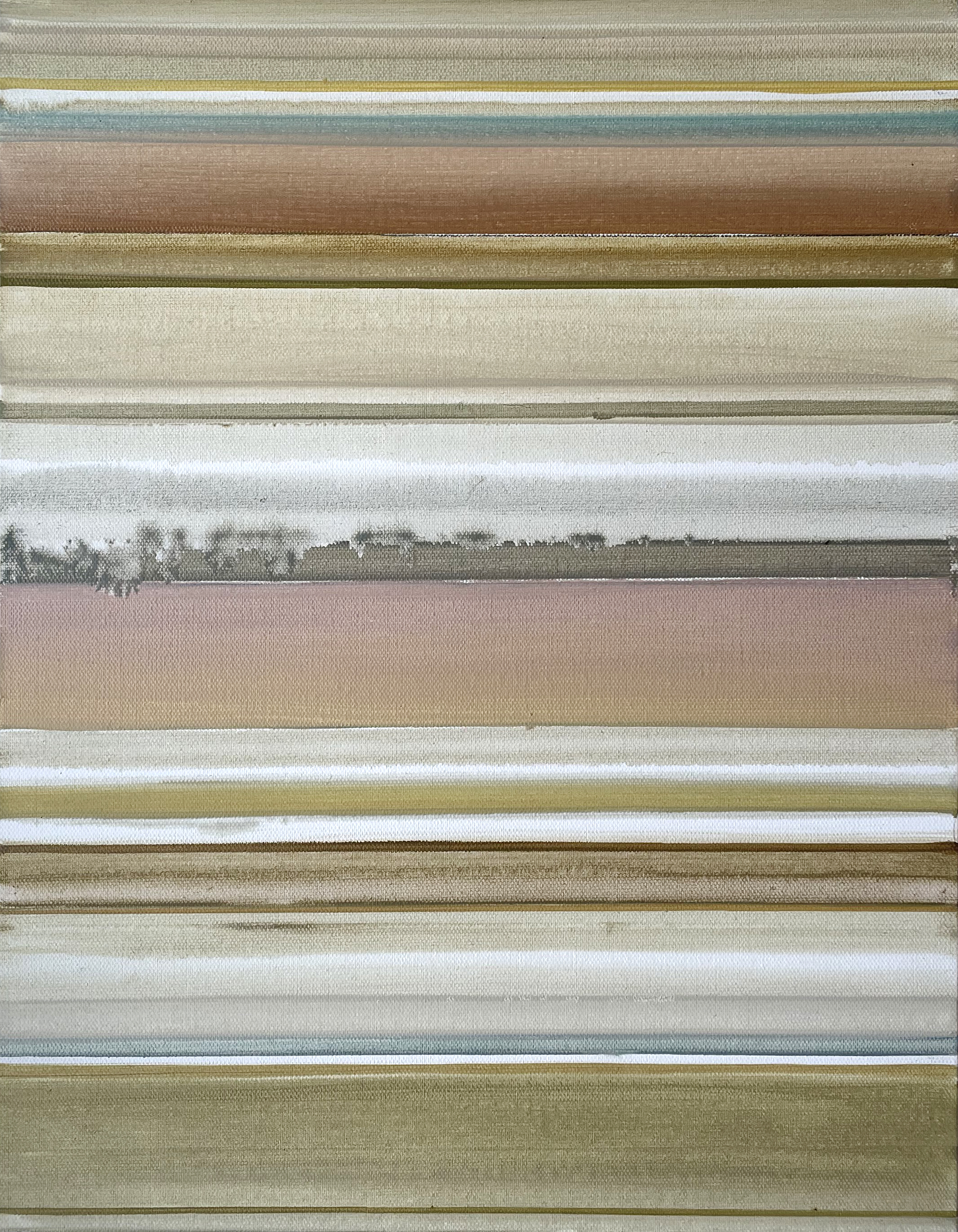 "Of Soil and Fungi" 14" x 18" x 1" Oil on canvas