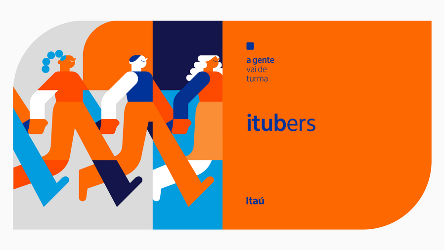 Itaú itubers, Visual identity
