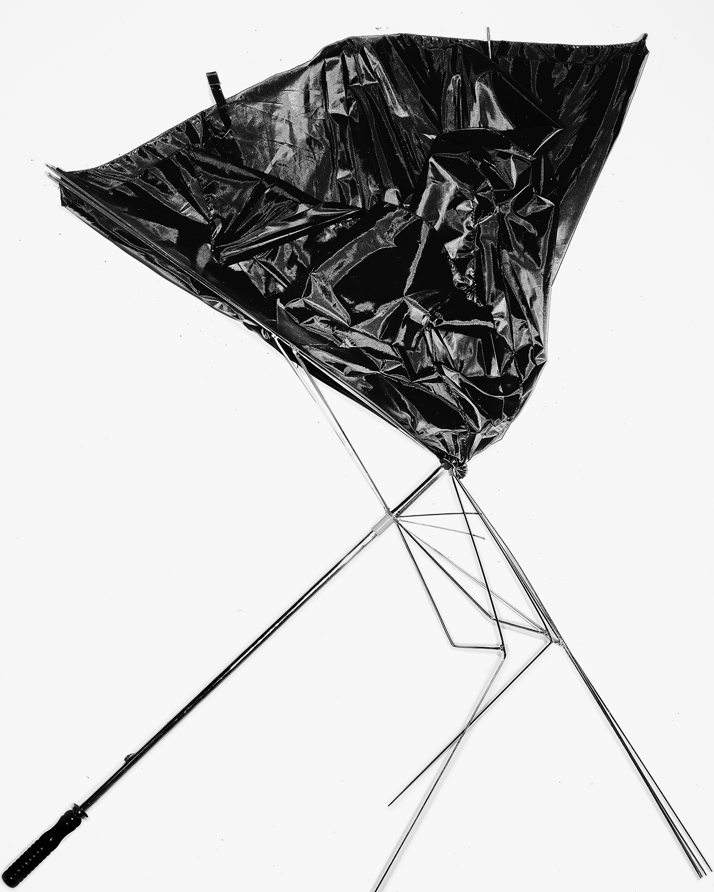 Broken Umbrellas, New York, 11"x14", Carbon Pigment Print, 2010