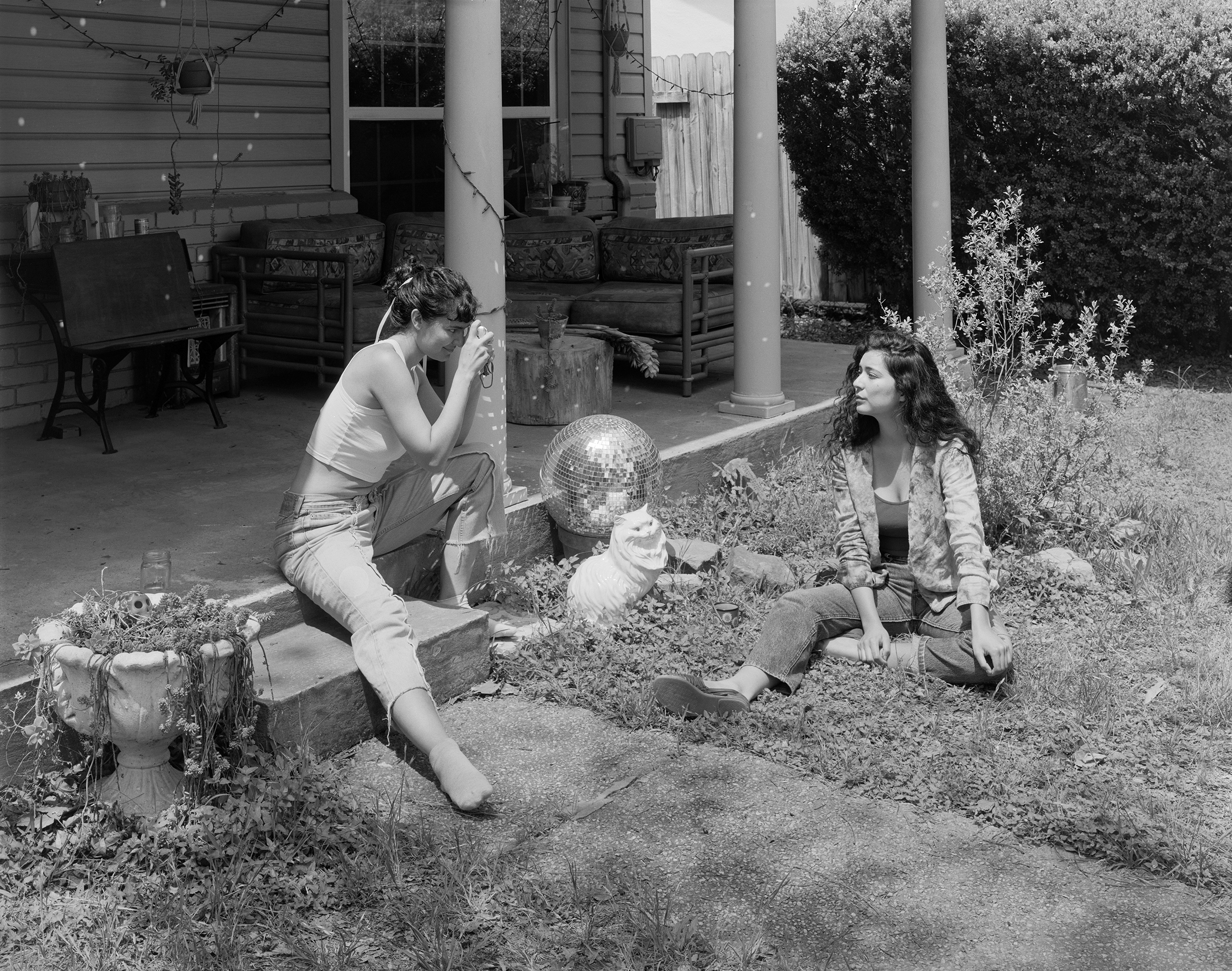 Jen and Michelle, 40 x 50", inkjet print, 2022