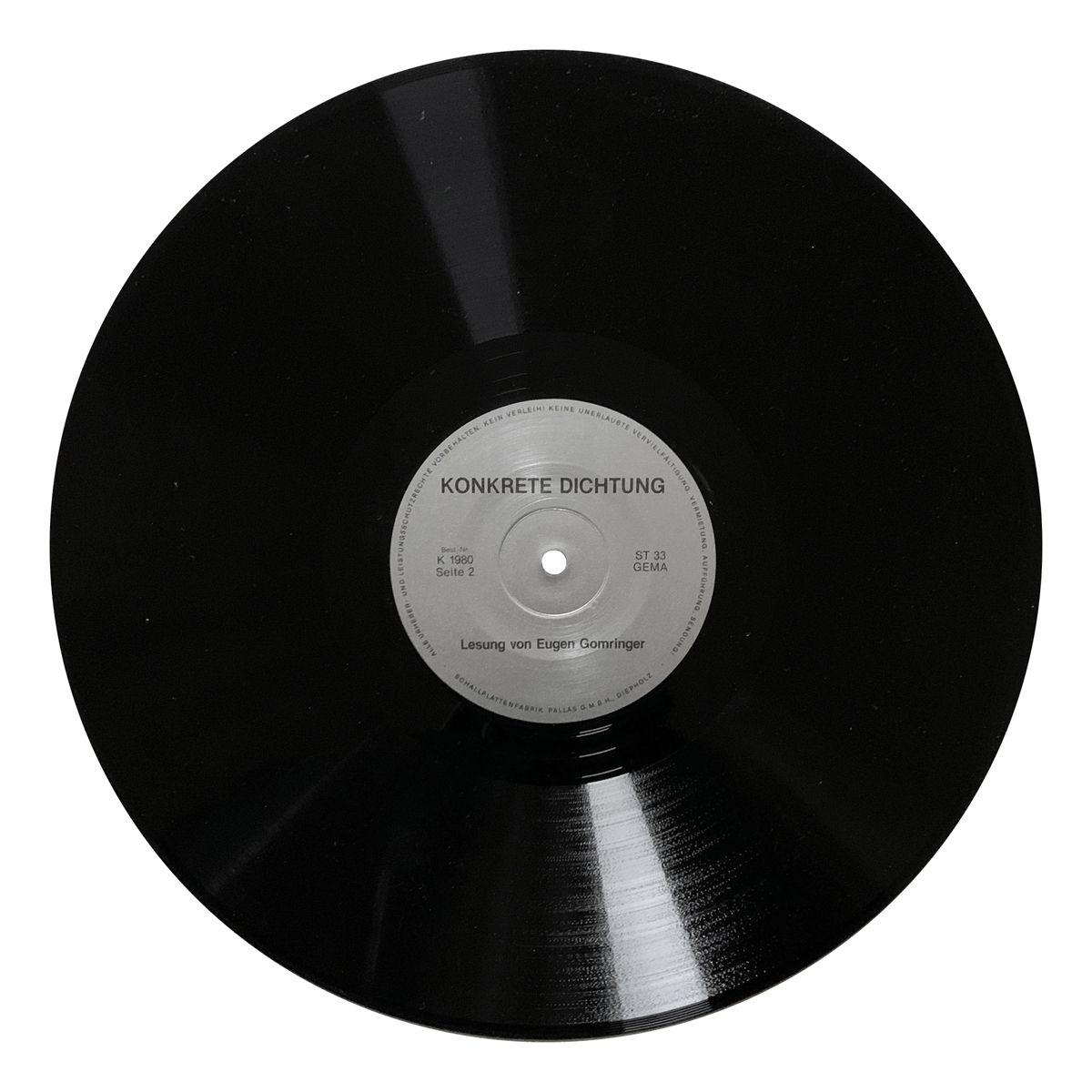 Not on Label K 1980 Werner Heider - Stundenbuch | Eugen Gomringer - Konkrete Dichtung Sinfonie-Orchester und Chor des Süddeutschen Rundfunks - Werner Heider Eugen Gomrin