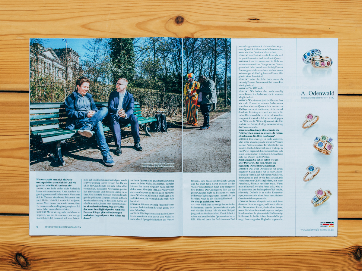 SZ Magazin / K&uuml;hnert & Amthor / Juli 2019