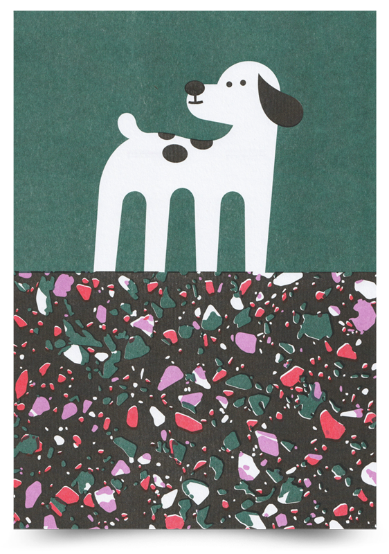 Hund (Riso Print)
