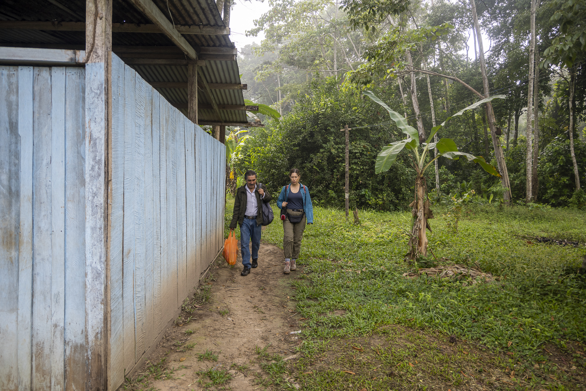 DON PEDRO AND ANDREA JOSE AT THE MINING SITE, 2022