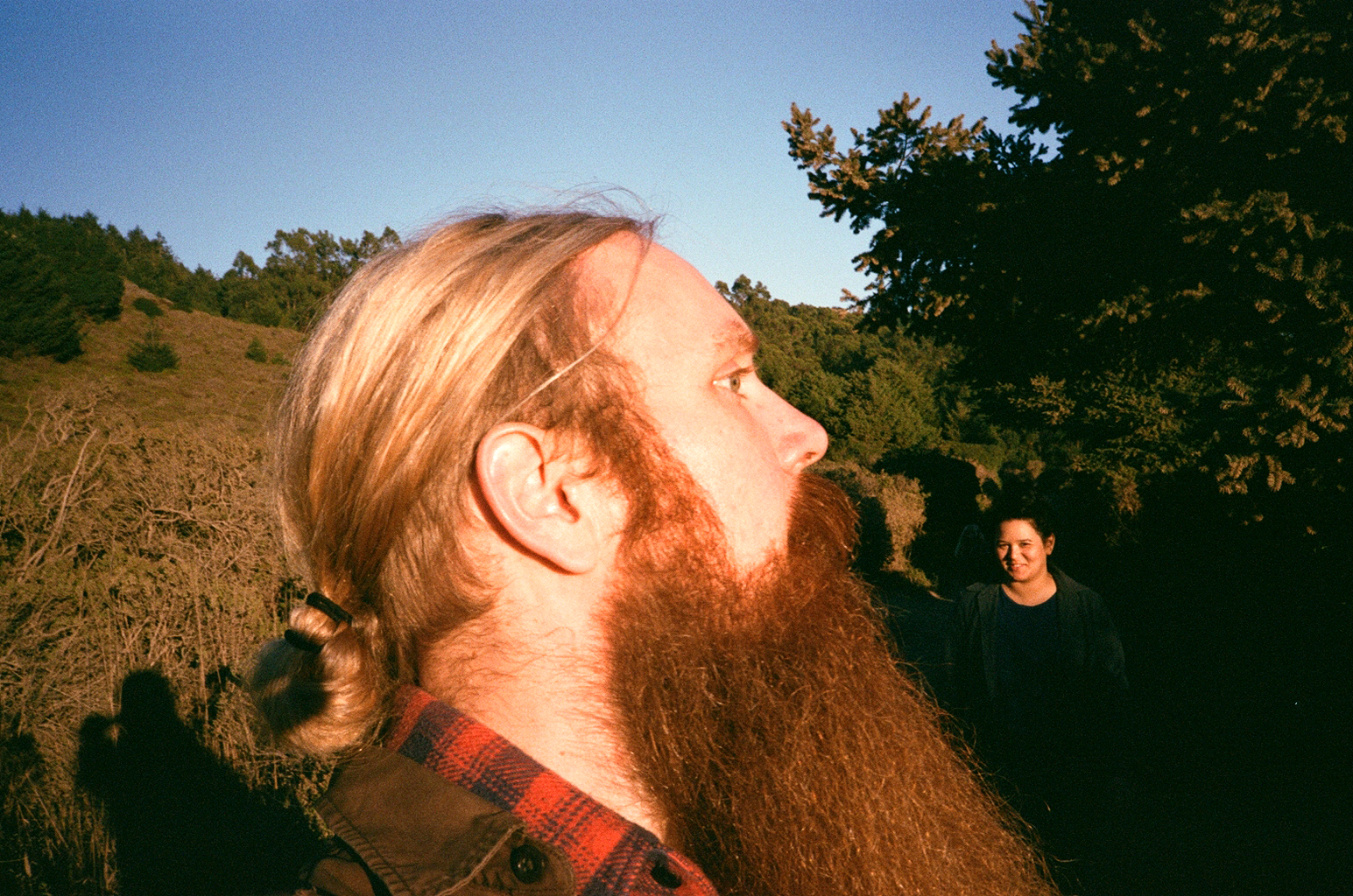 Katie, hiking in Point Reyes, California, 2016.
